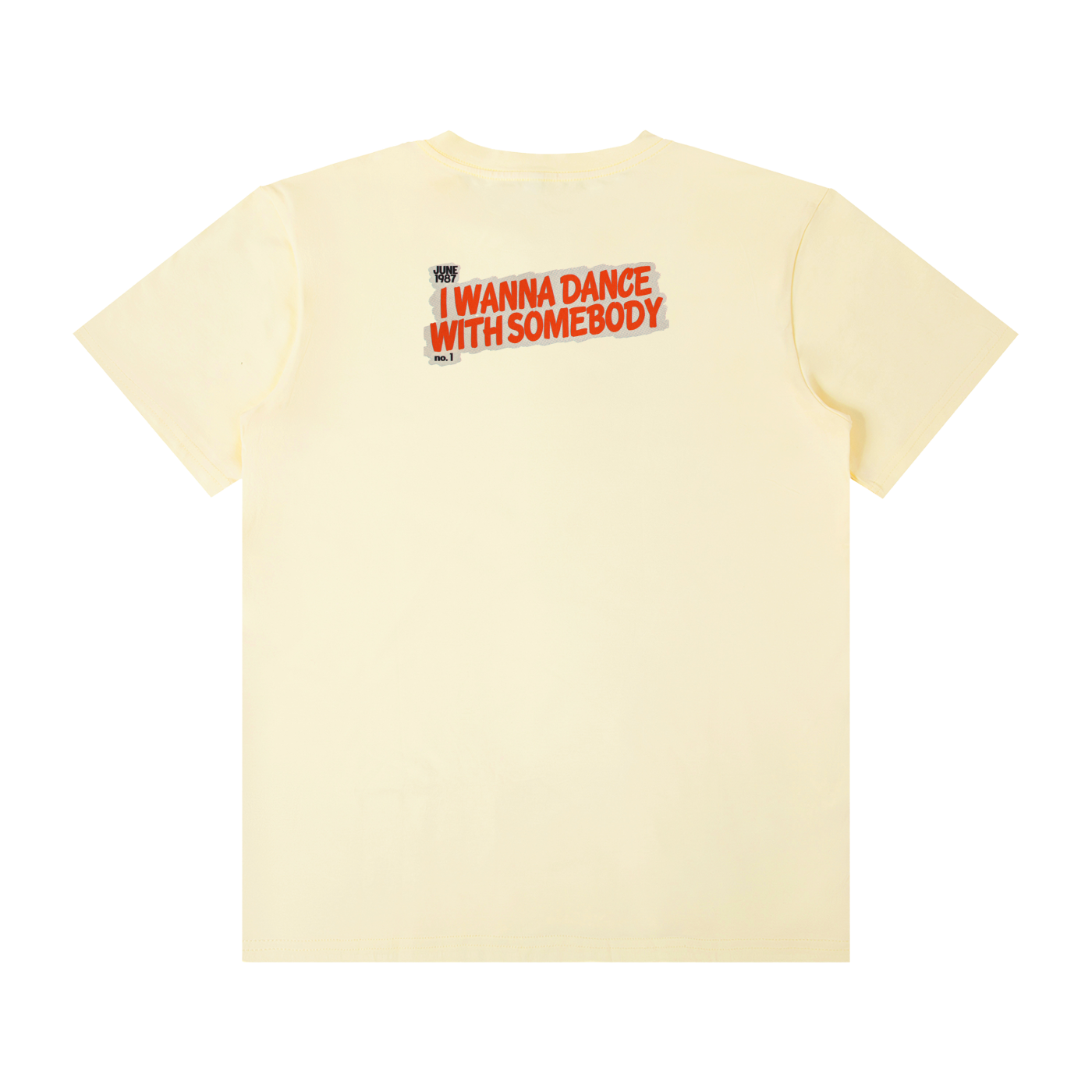 I Wanna Dance with Somebody - SIZE UP 1 SIZE - Unisex Classic Crew Neck Cotton T-Shirt
