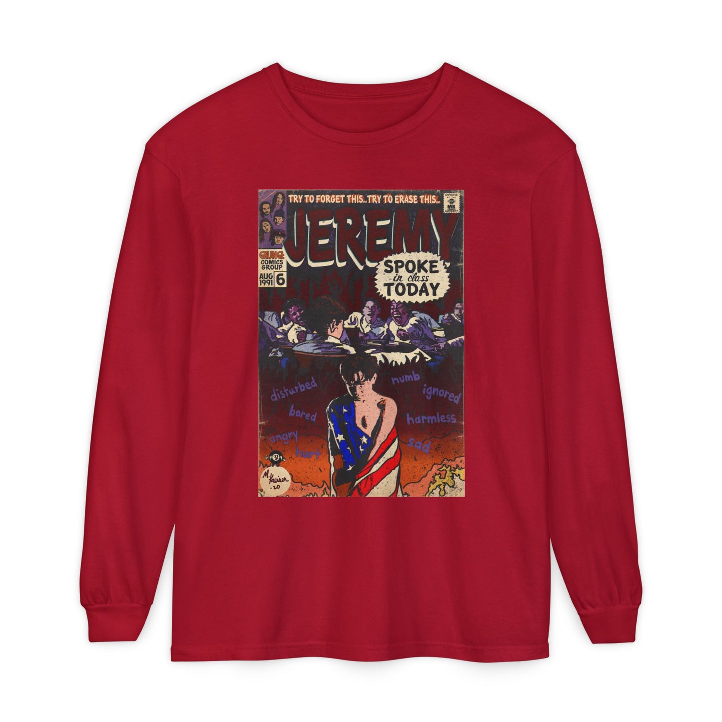 Jeremy - Unisex Comfort Colors Long Sleeve T-Shirt