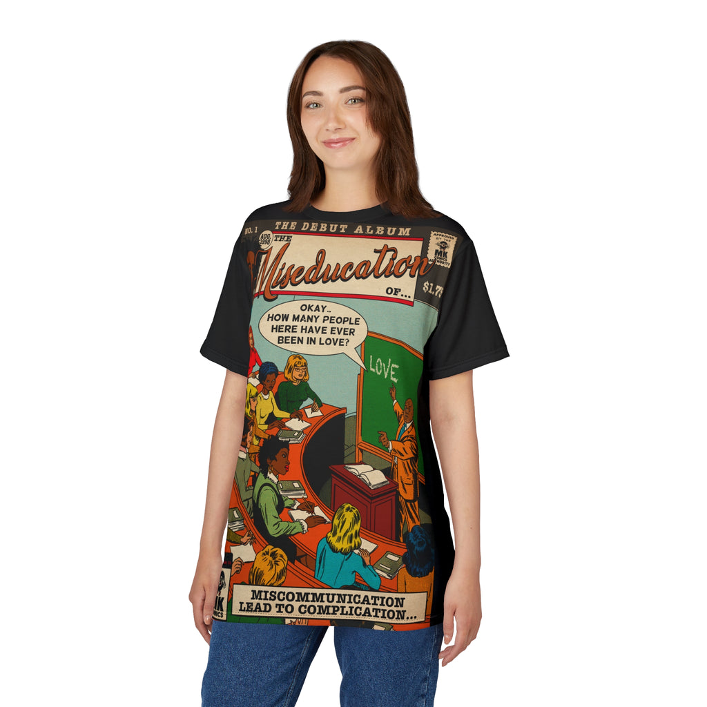 Miseducation of… - Unisex Cut & Sew Tee (AOP)