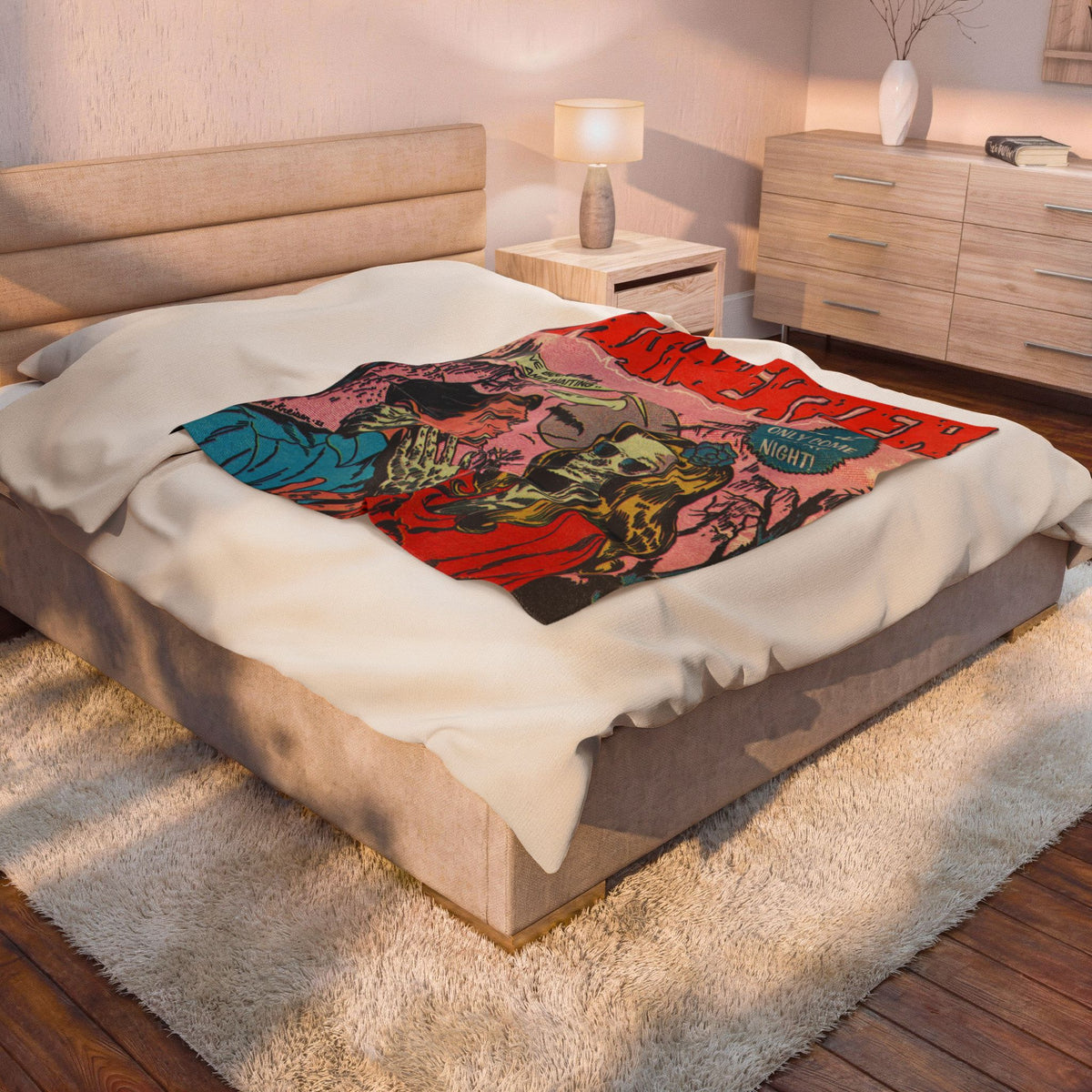 Maneater - Velveteen Plush Blanket