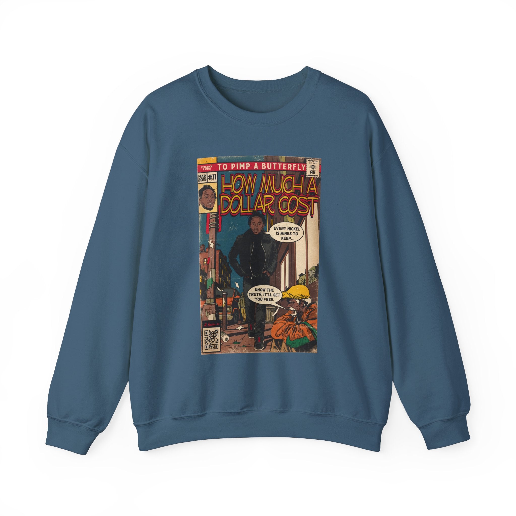 How Much A Dollar Cost- Unisex Heavy Blend™ Crewneck Sweatshirt