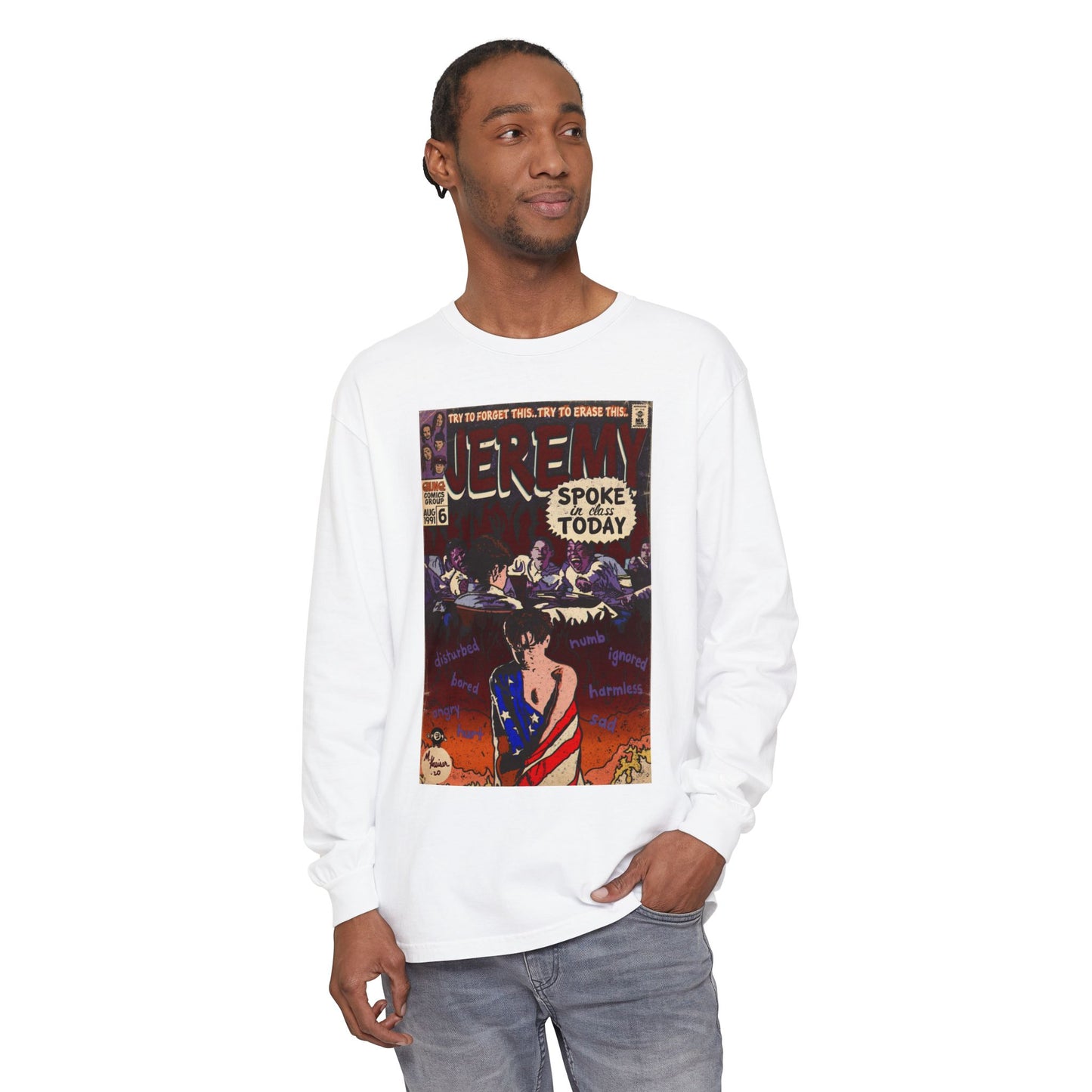 Jeremy - Unisex Comfort Colors Long Sleeve T-Shirt