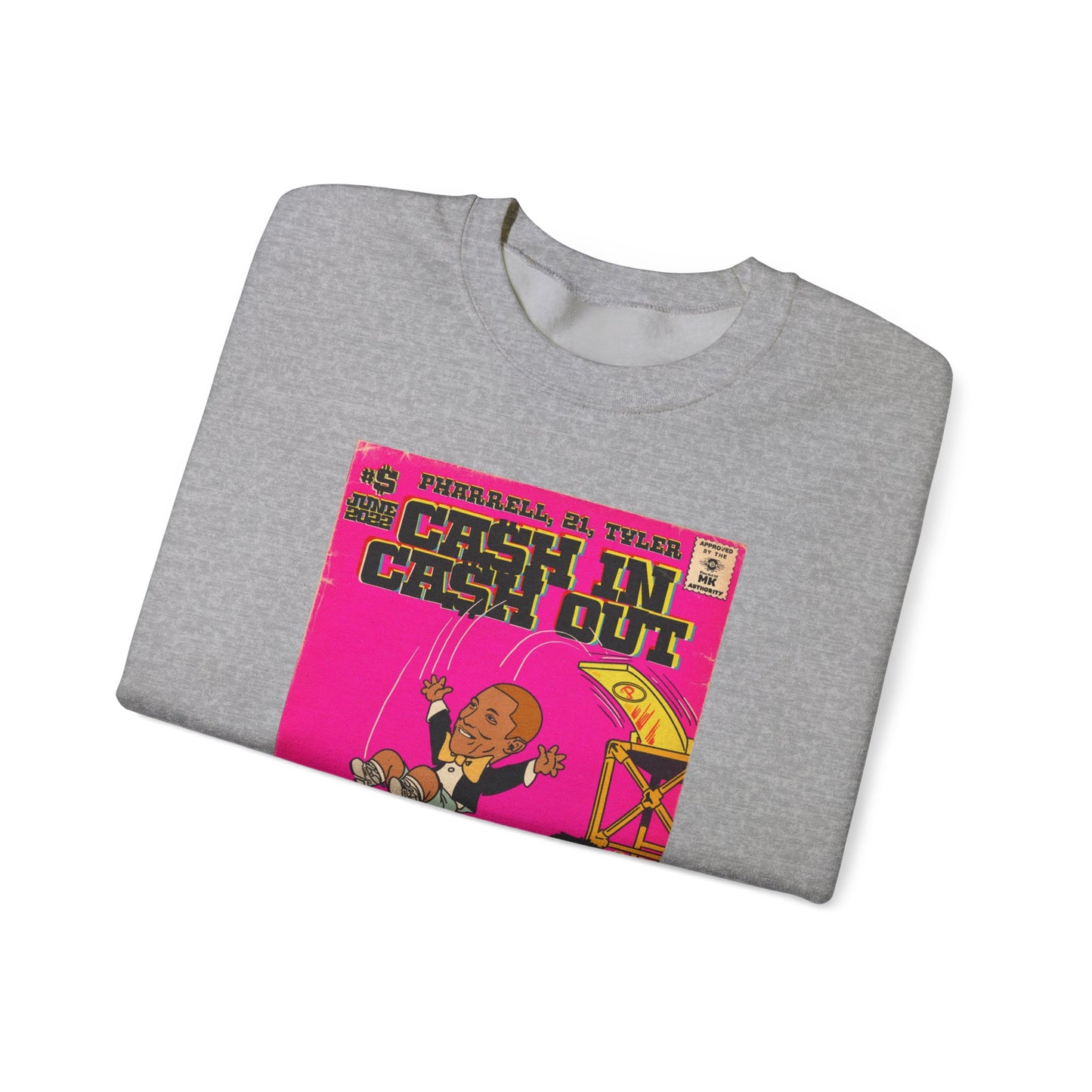 Pharrell, 21 Savage & Tyler - Cash In Cash Out - Unisex Heavy Blend™ Crewneck Sweatshirt