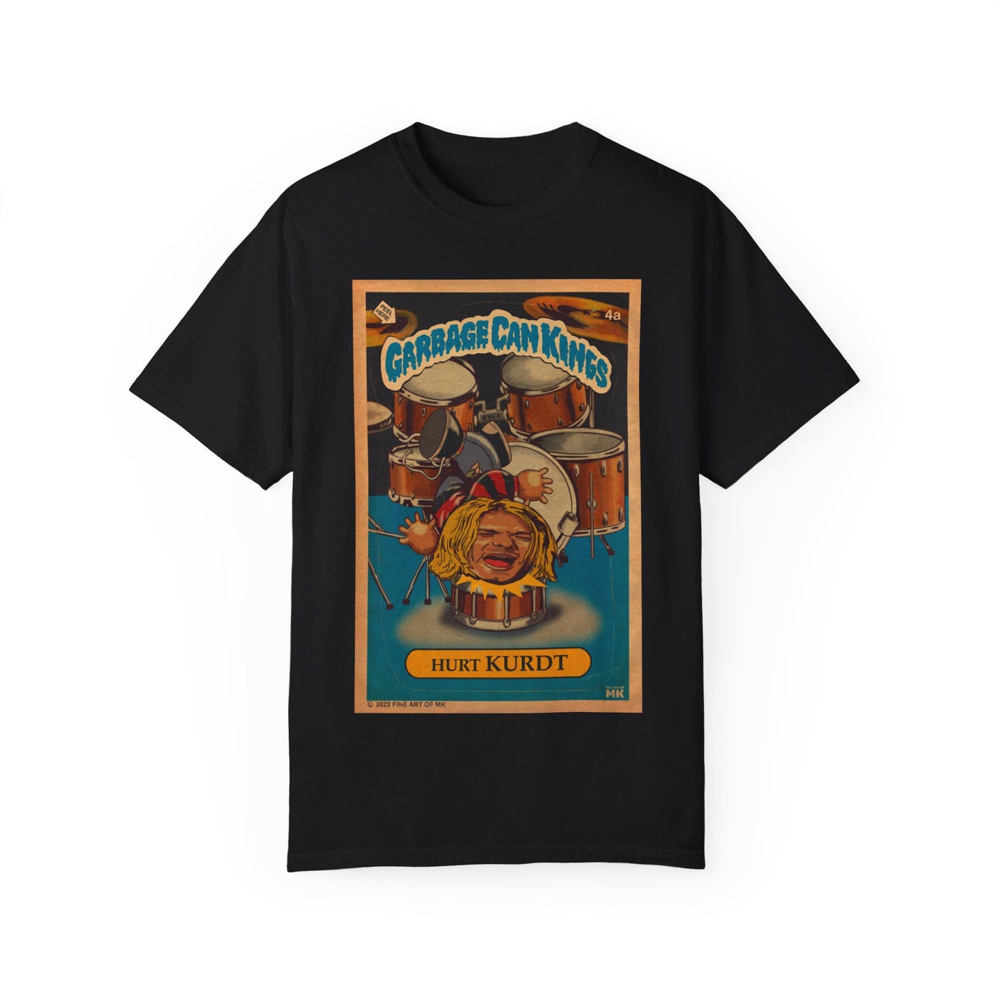Hurt KURDT - Garbage Can Kings - Nirvana - Unisex Garment-Dyed T-shirt