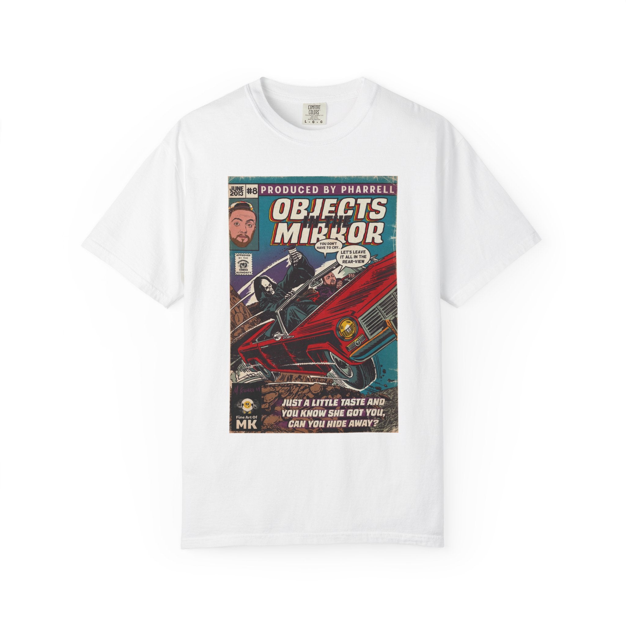 Objects in the Mirror - Unisex Comfort Colors T-shirt