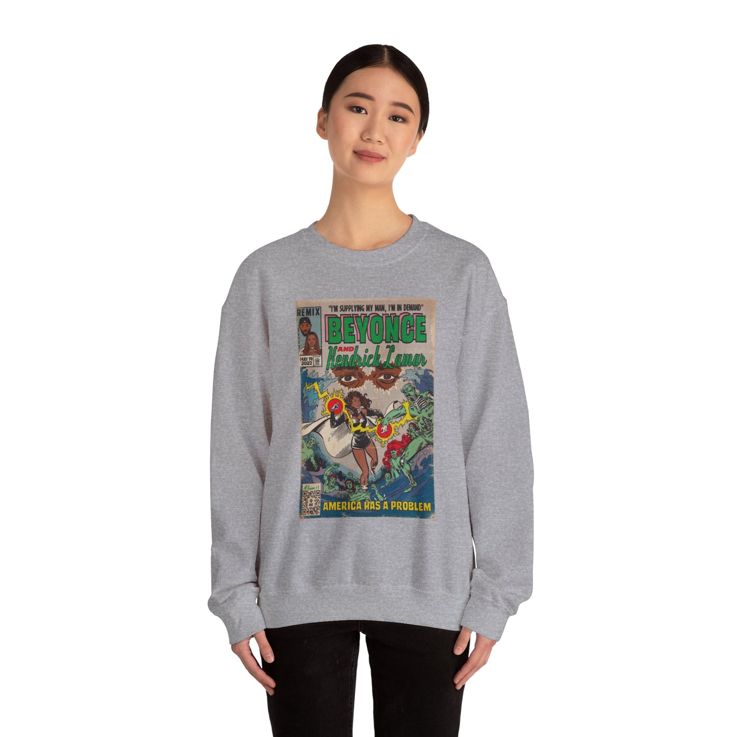 America Has a Problem - Unisex Heavy Blend™ Crewneck Sweatshirt
