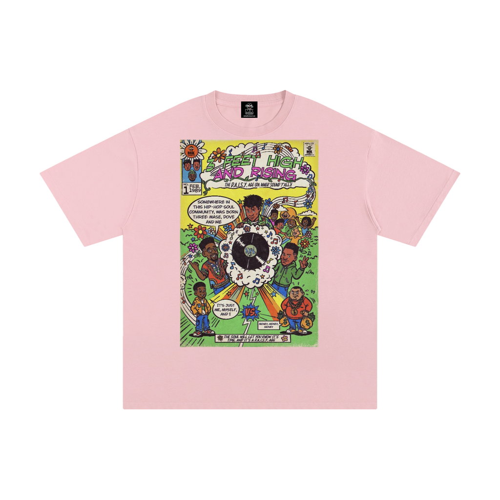 3 Feet High & Rising - Unisex Pure Cotton T-Shirt