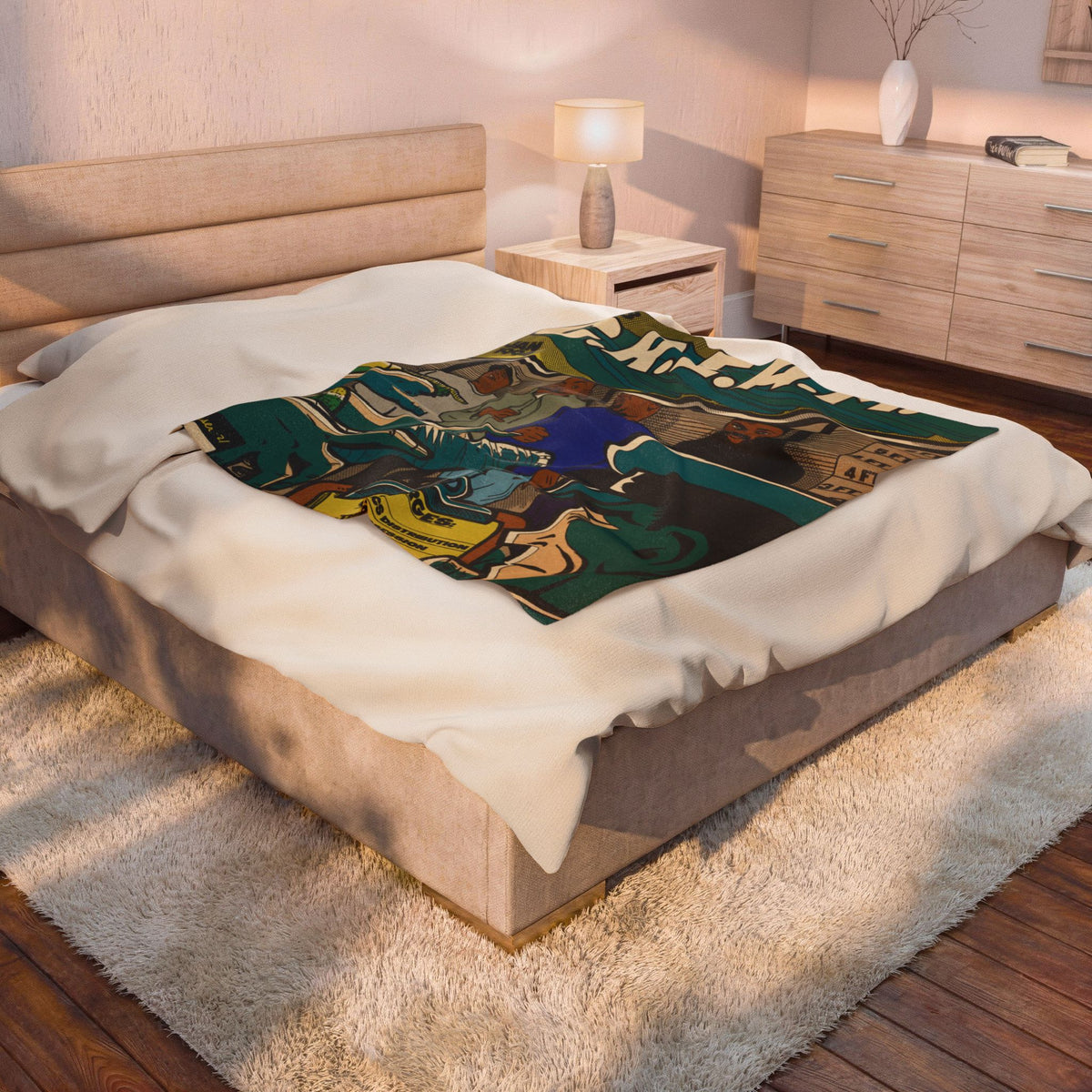 C.R.E.A.M - Velveteen Plush Blanket