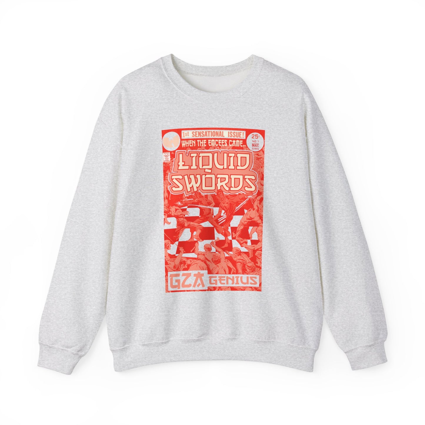 GZA - Liquid Swords - RED VARIANT - Unisex Heavy Blend™ Crewneck Sweatshirt