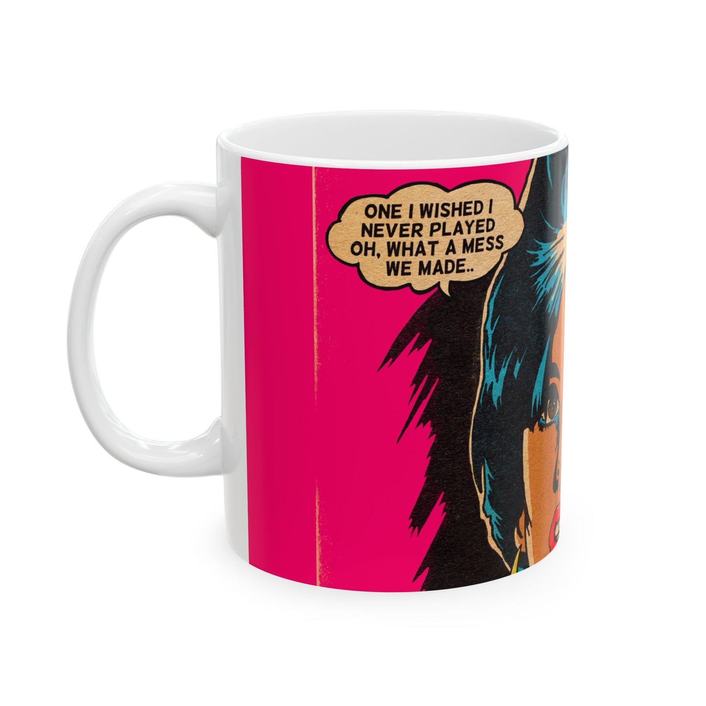 Love is a Losing Game - MK Comics - Ceramic Mug, (11oz, 15oz)