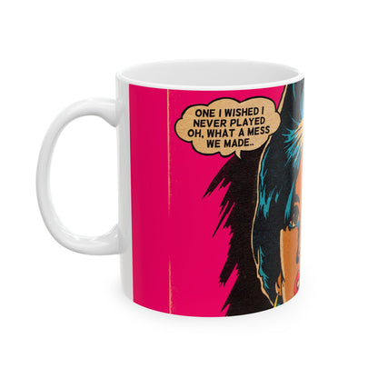 Love is a Losing Game - MK Comics - Ceramic Mug, (11oz, 15oz)