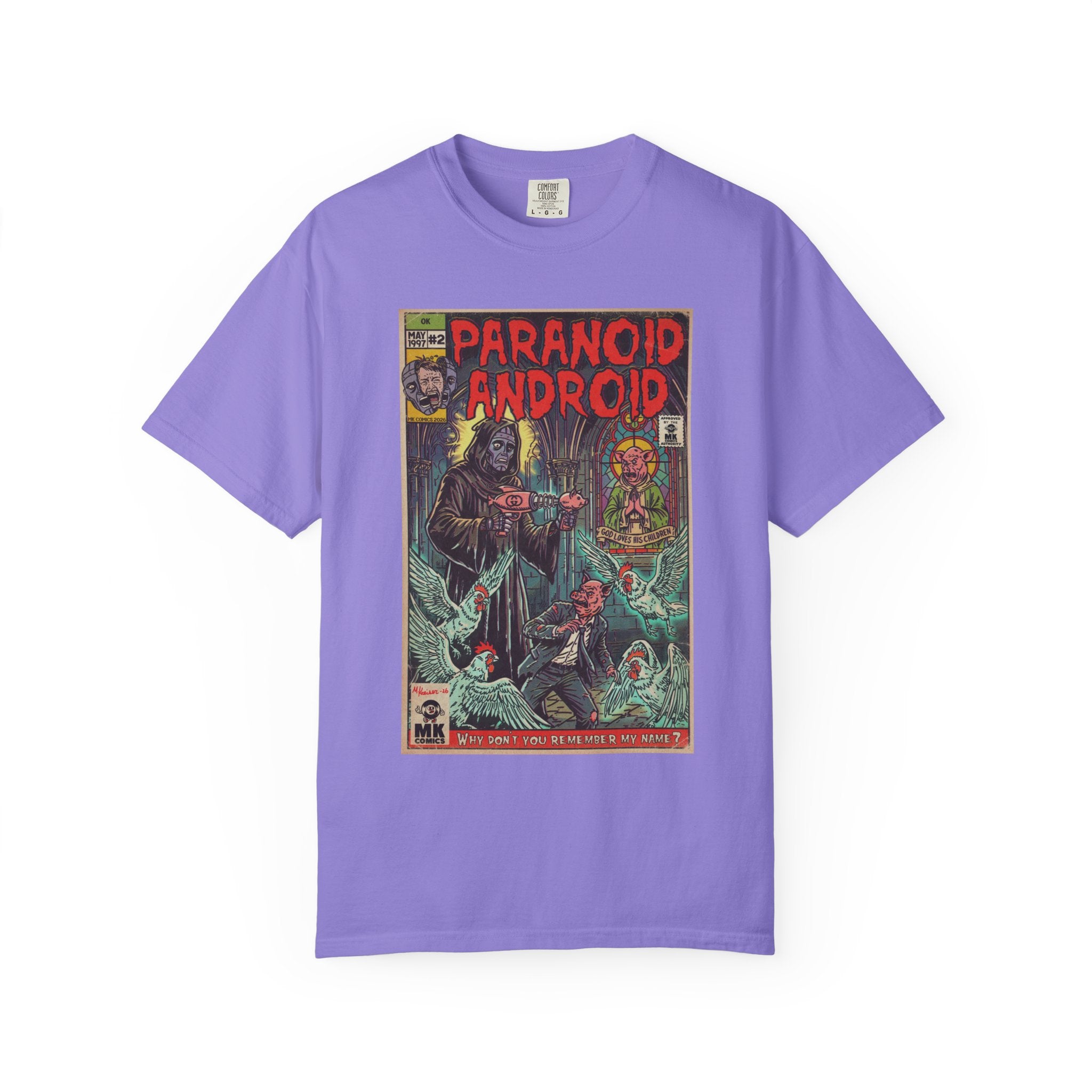 Paranoid Android - Unisex Comfort Colors T-shirt