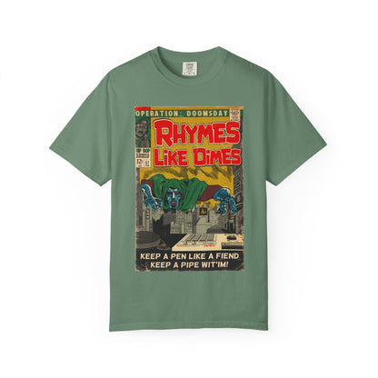 MF DOOM - Rhymes Like Dimes - Unisex Comfort Colors T-shirt