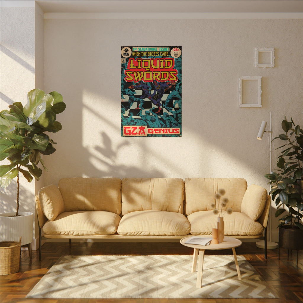 Liquid Swords - Matte Canvas, Stretched
