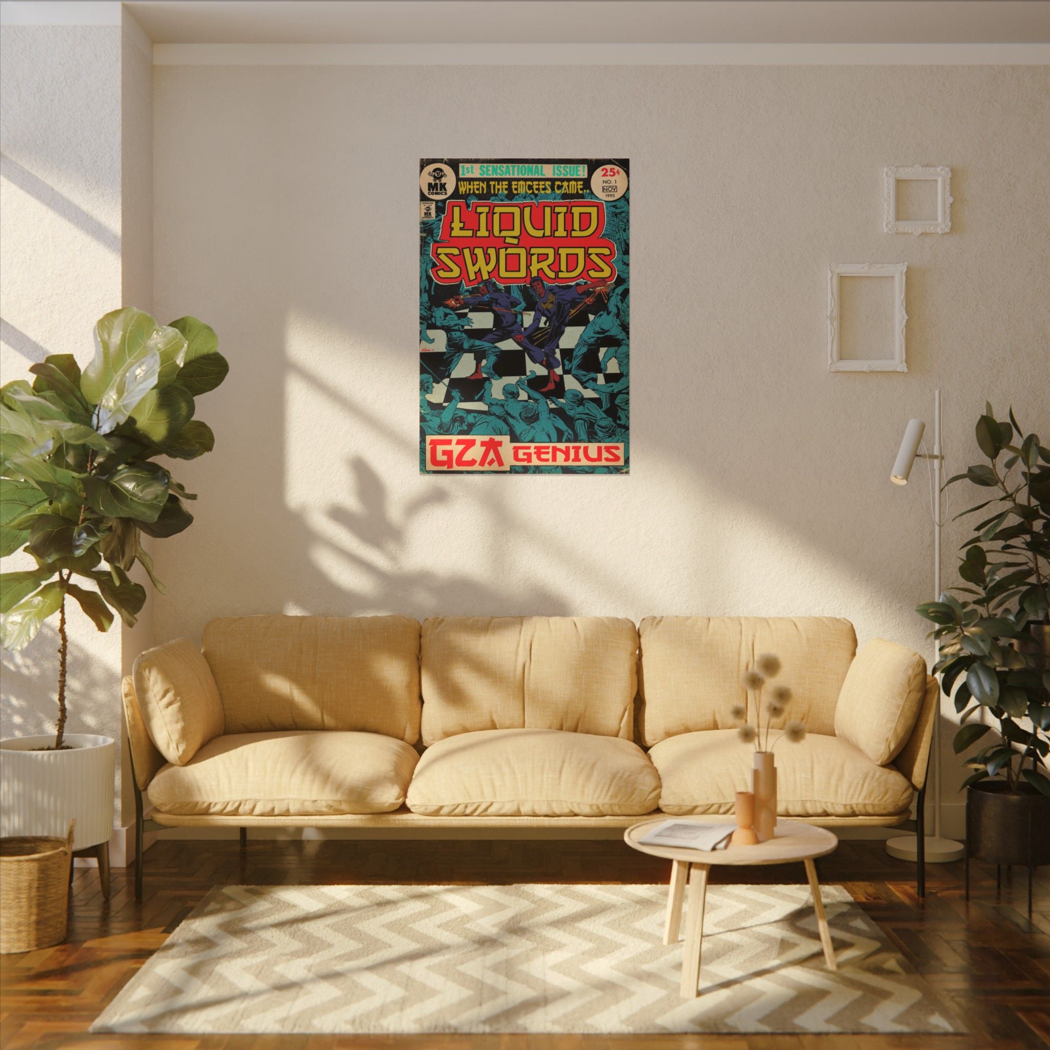 Liquid Swords - Matte Canvas, Stretched