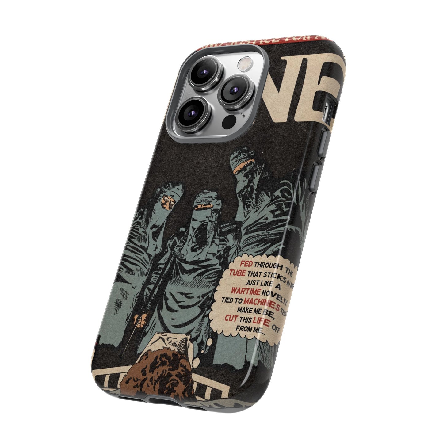 Metallica- One - Johnny Got His Gun Comic Book Art - Tough Phone Cases