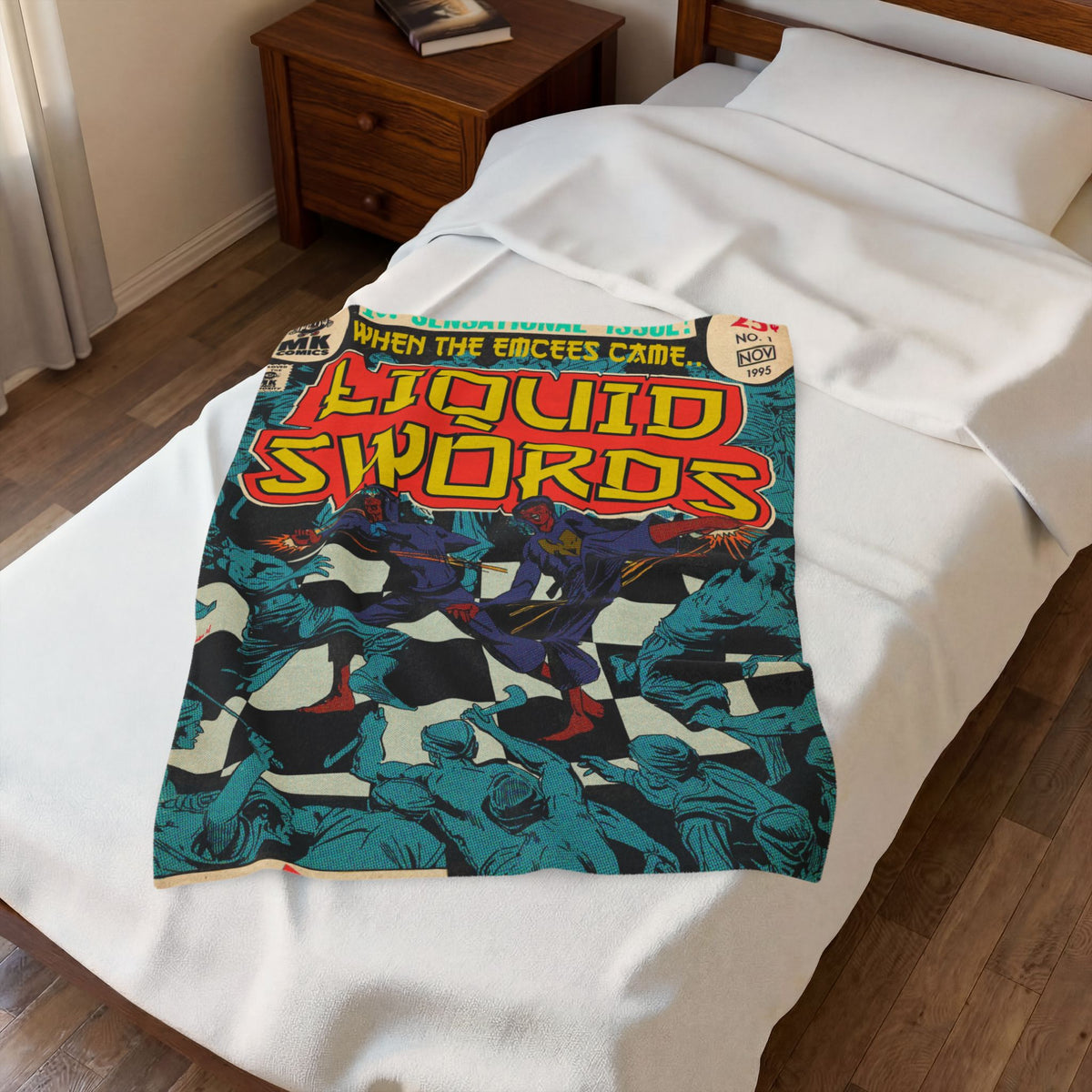 Liquid Swords - Velveteen Plush Blanket