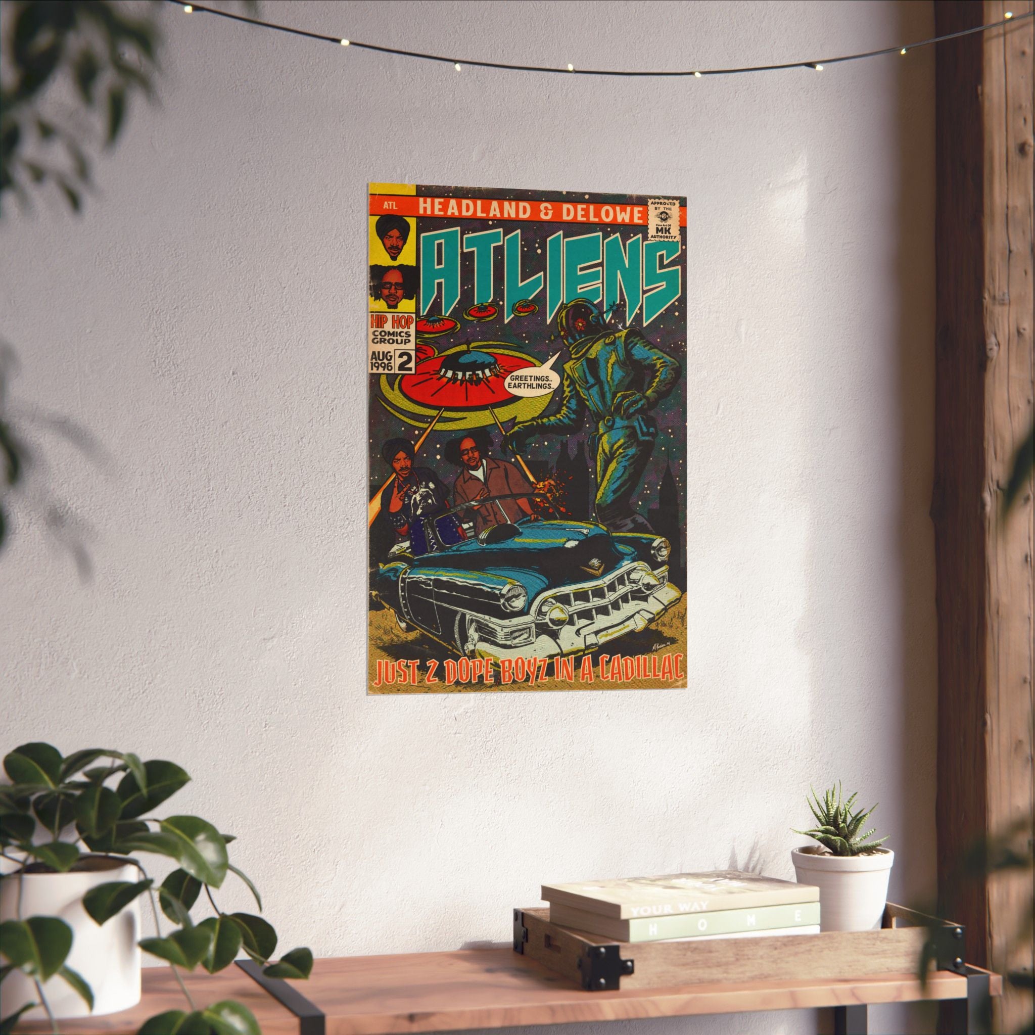 アート・デザイン・音楽 Boys Study 2 ATLiens - 2 Dope Boyz - Vertical Matte Poster – Fine Art Of MK