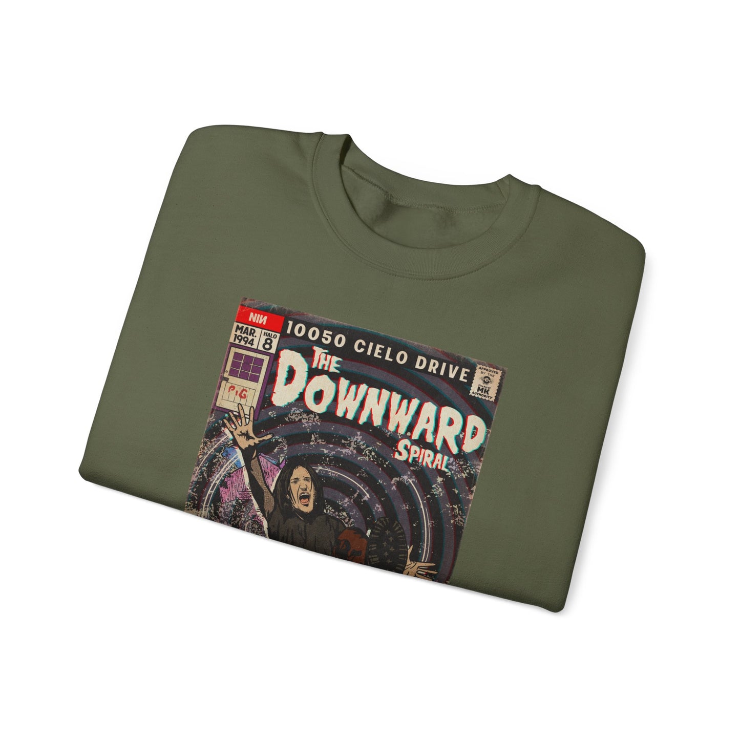 NIN - The Downward Spiral - Unisex Heavy Blend™ Crewneck Sweatshirt