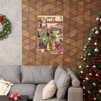 Mariah Carey - All I Want For Christmas.. - Vertical Matte Poster