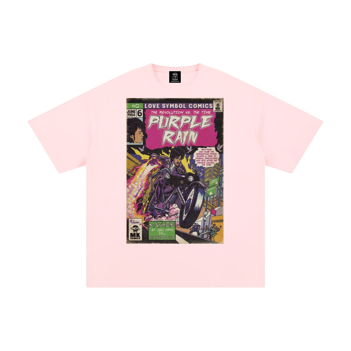 Purple Rain - Unisex Pure Cotton T-Shirt