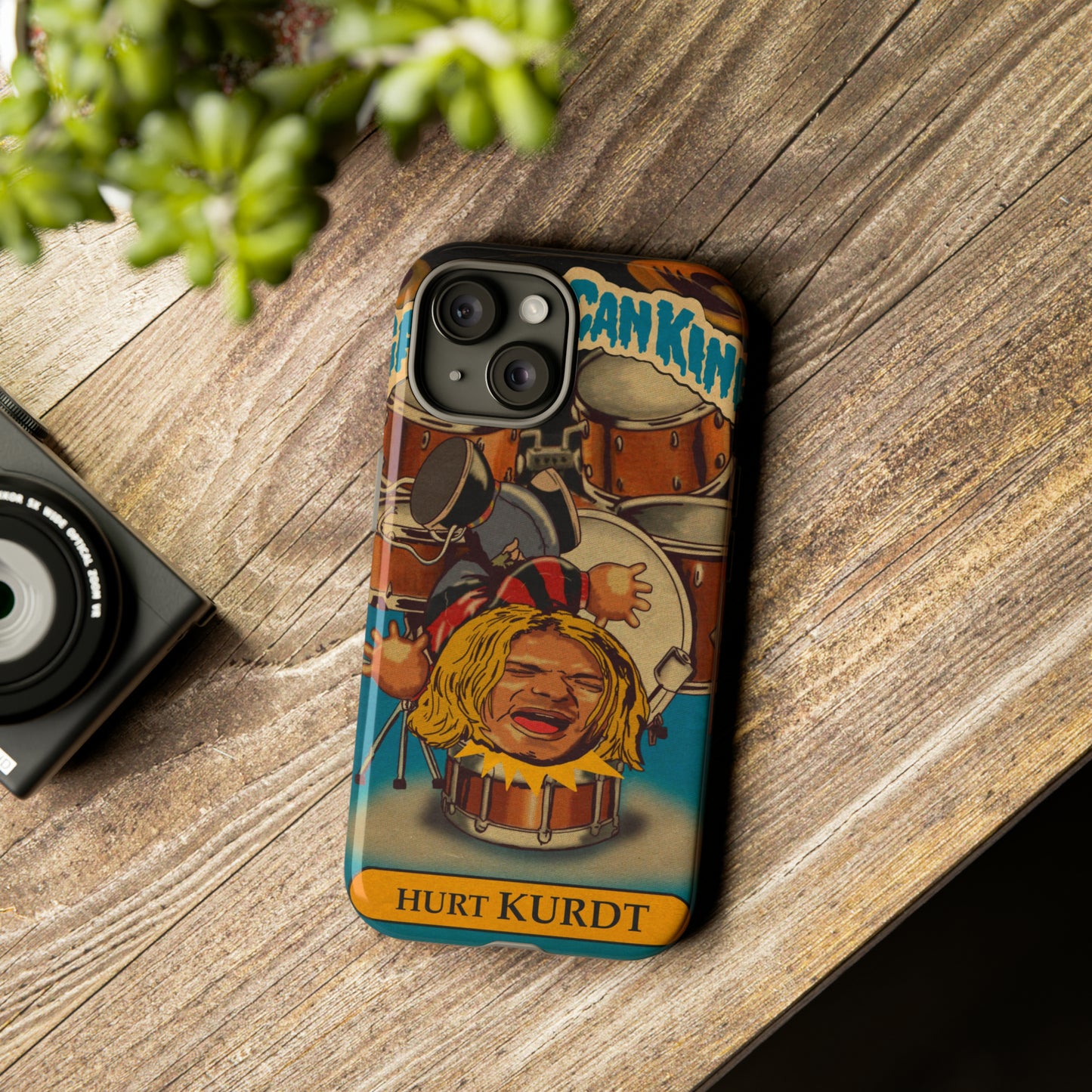 Hurt KURDT - Garbage Can Kings - Nirvana - Tough Phone Cases