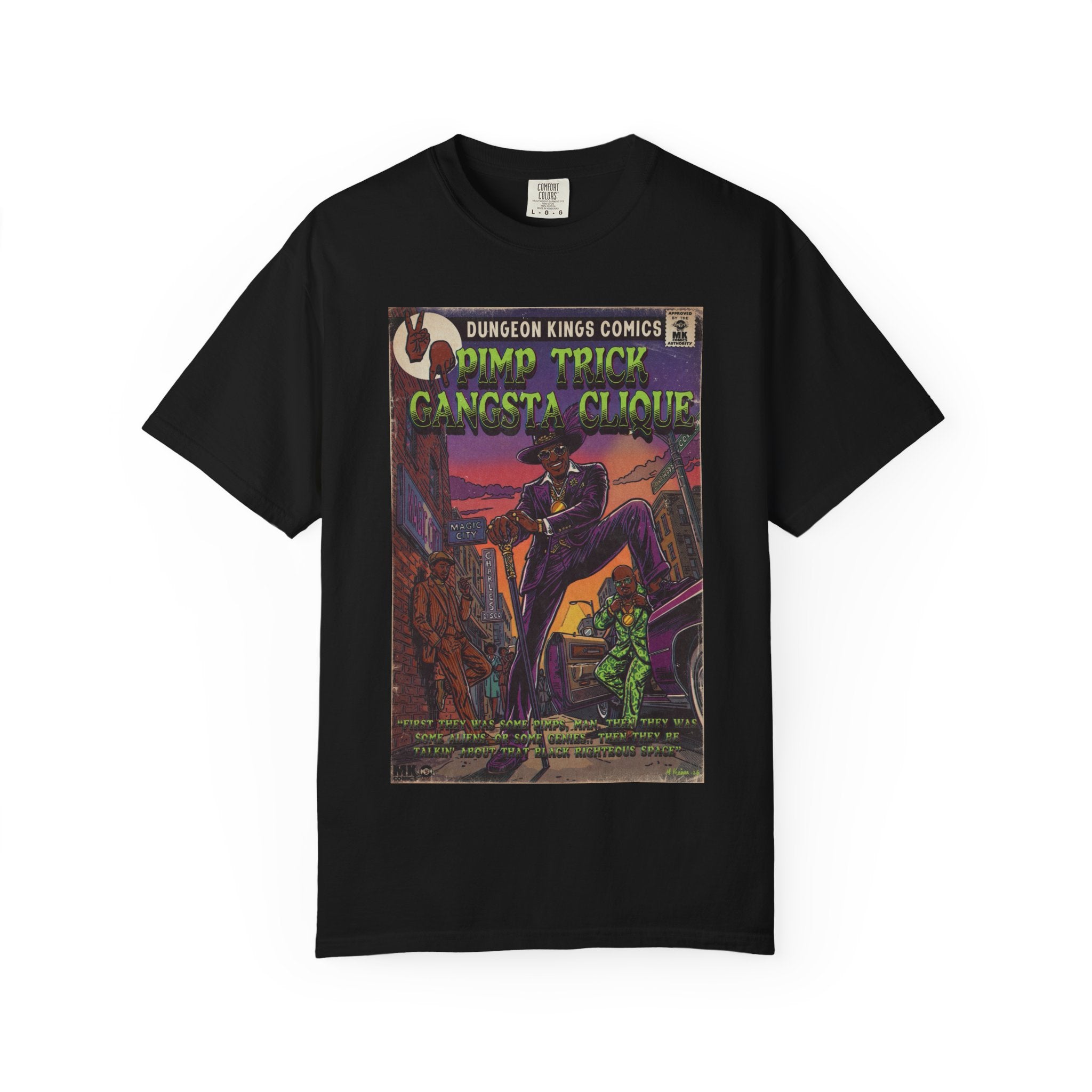 Pimp Trick Gangsta Clique - Unisex Comfort Colors T-shirt