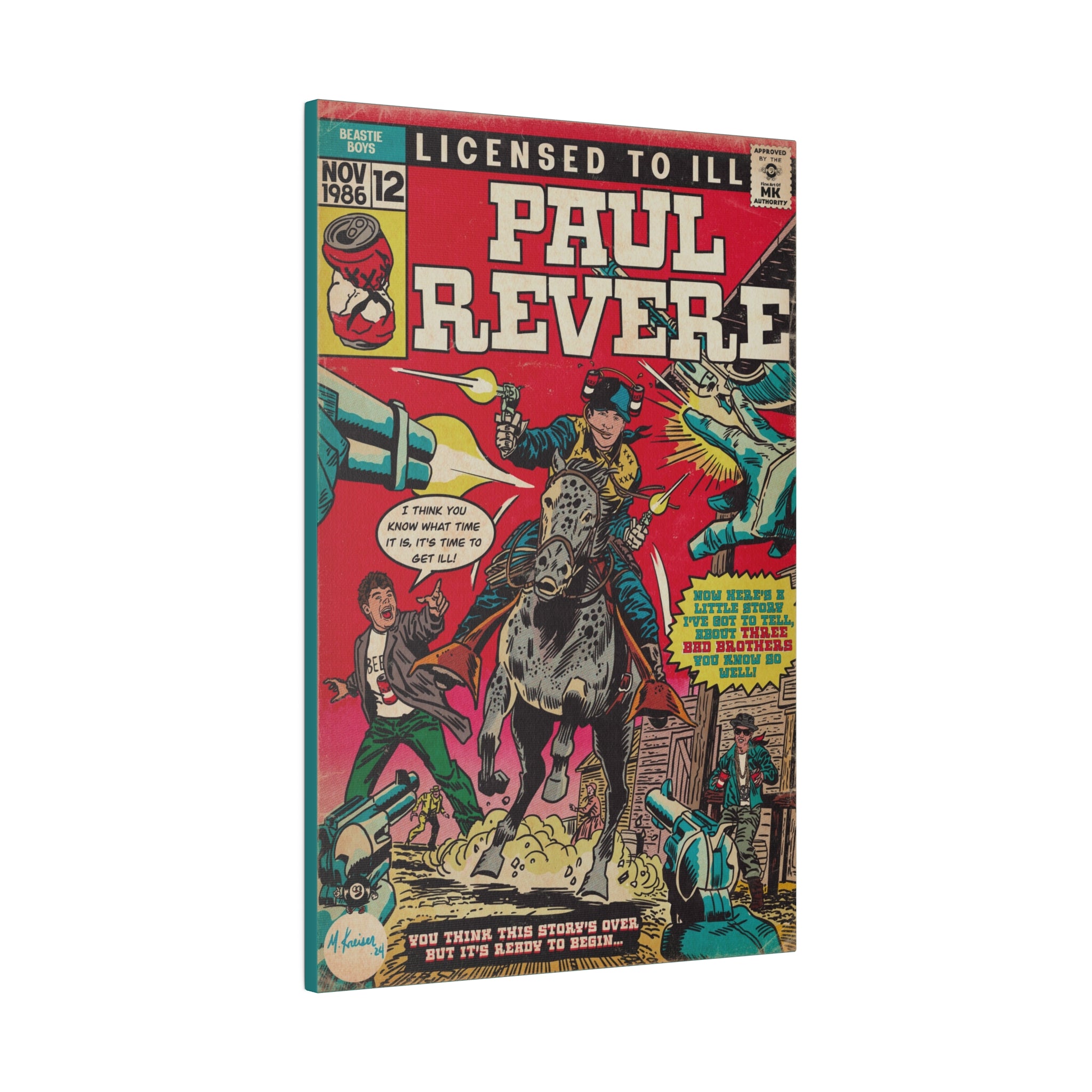 Paul Revere - Matte Canvas, Stretched, 0.75"