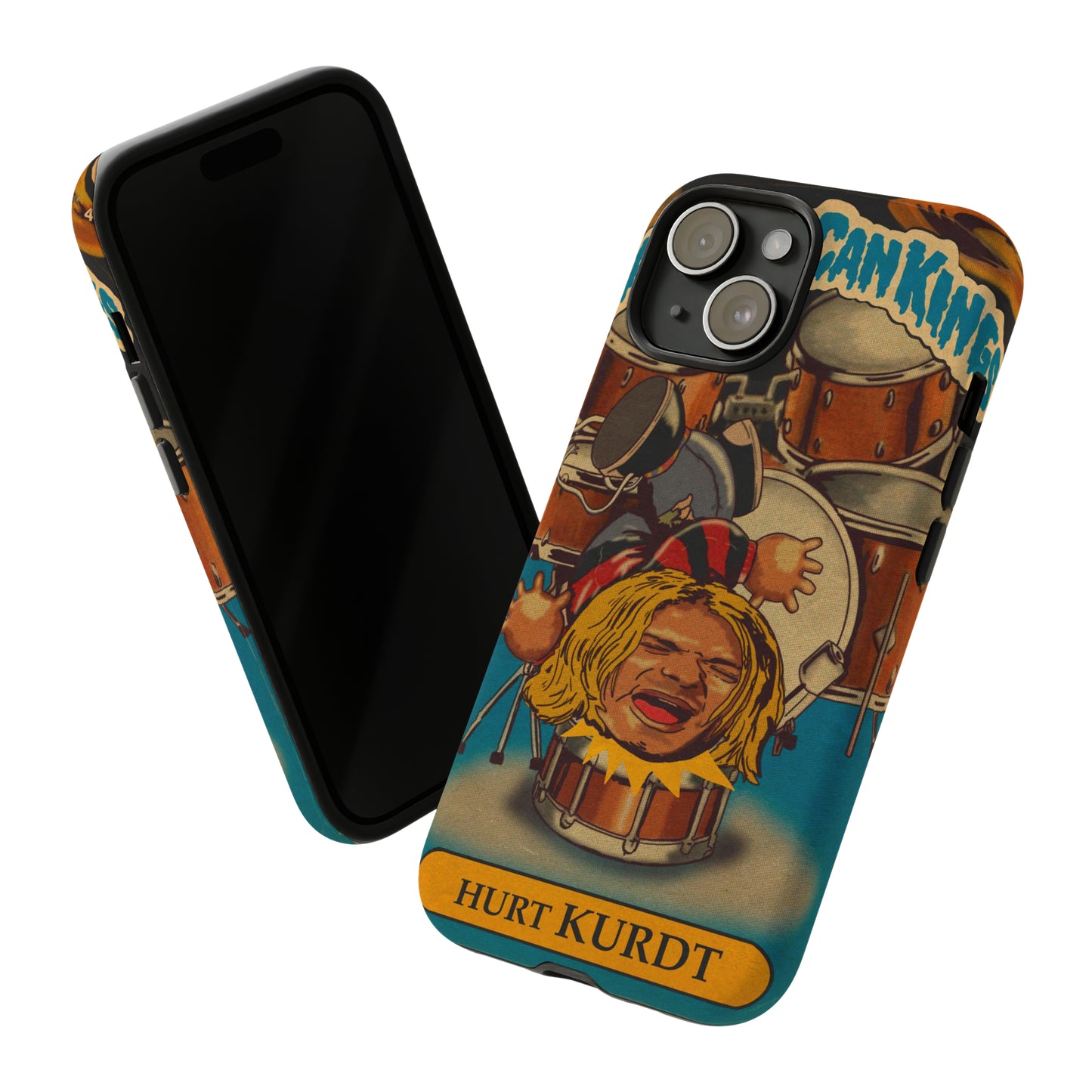 Hurt KURDT - Garbage Can Kings - Nirvana - Tough Phone Cases