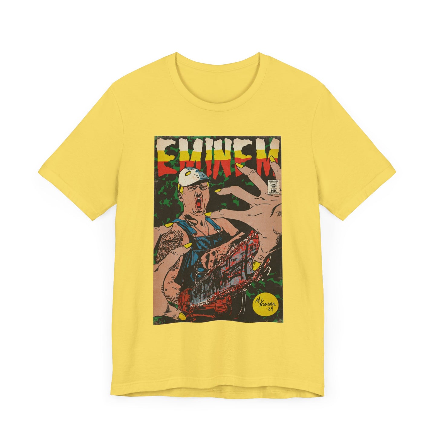 Eminem - Comic Book Art -  Unisex Jersey Short Sleeve Tee