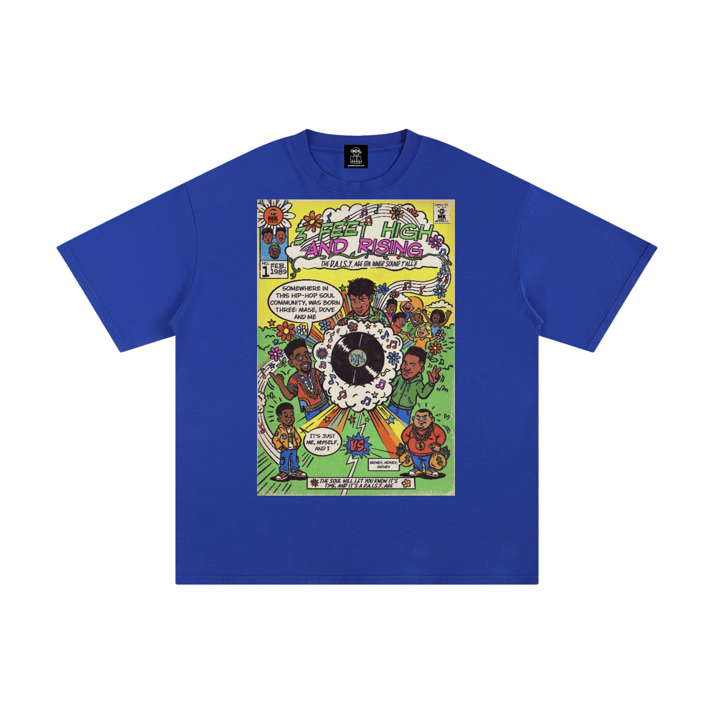 3 Feet High & Rising - Unisex Pure Cotton T-Shirt