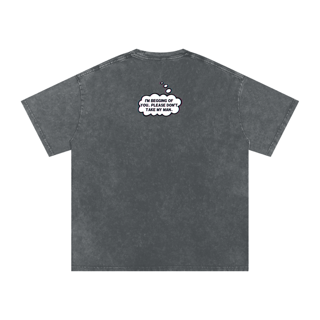Jolene - Snow Washed Oversized Cotton T-Shirt