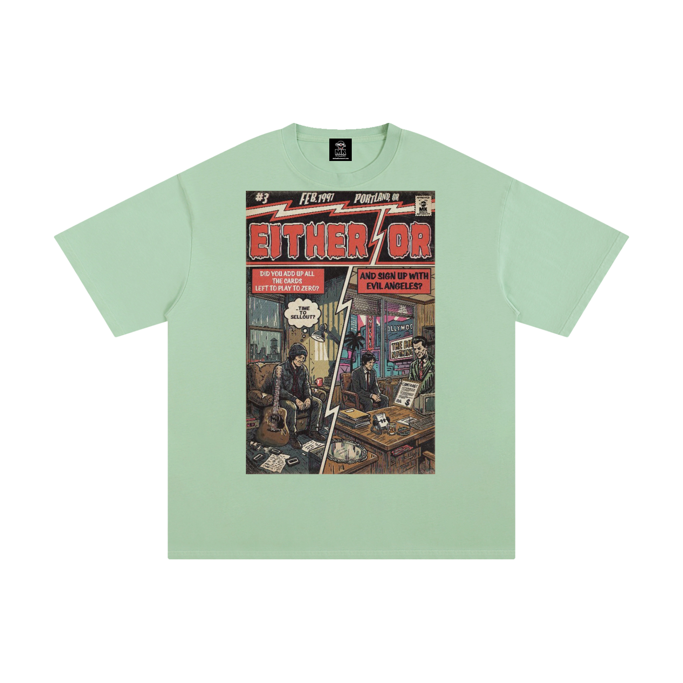 Either/Or - Unisex Pure Cotton T-Shirt