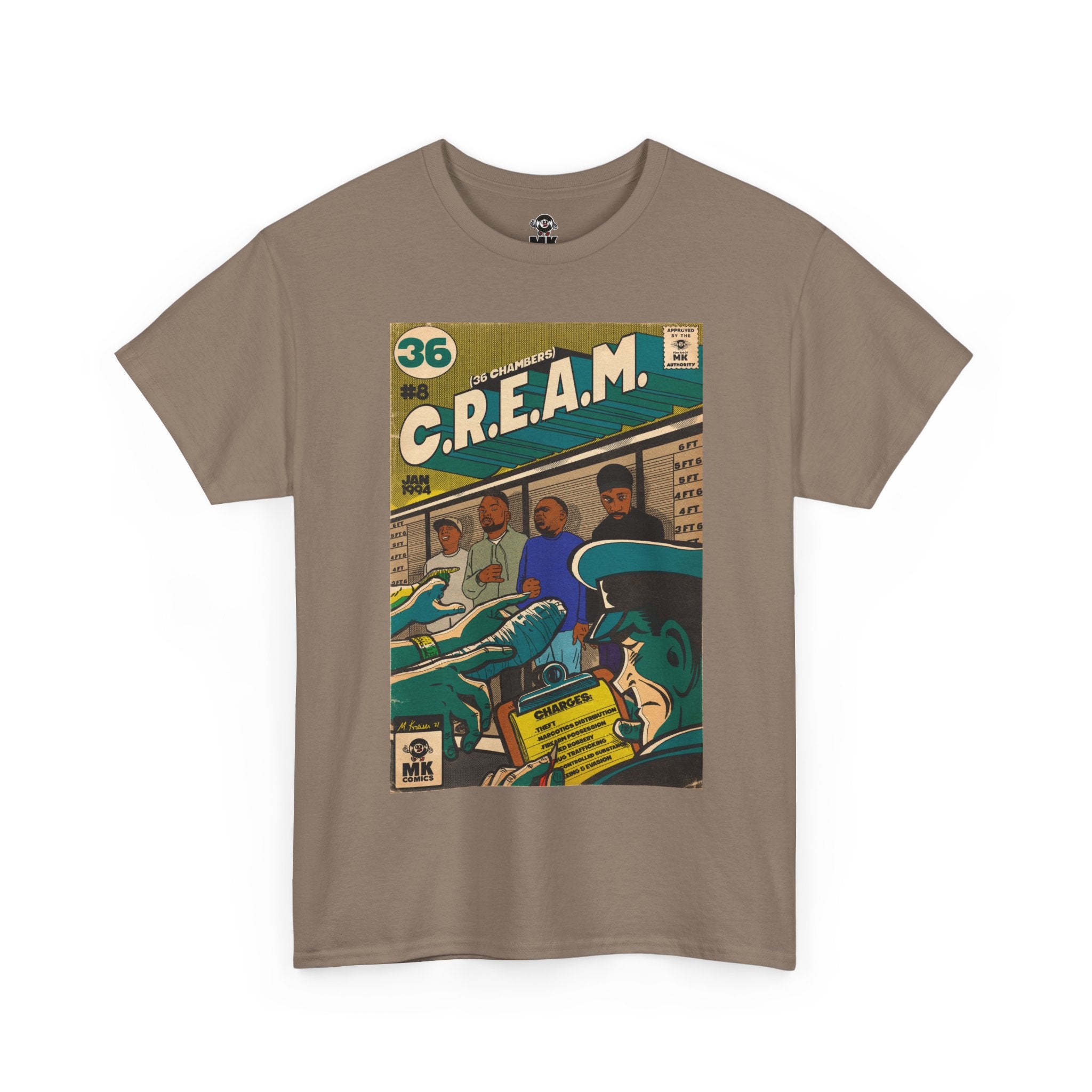 CREAM - MK Classic - Unisex Heavy Cotton Tee