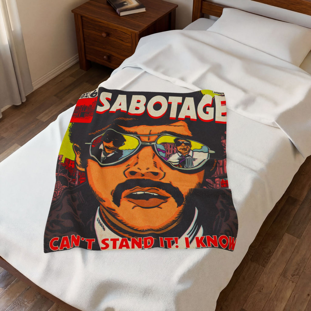 Sabotage - Velveteen Plush Blanket