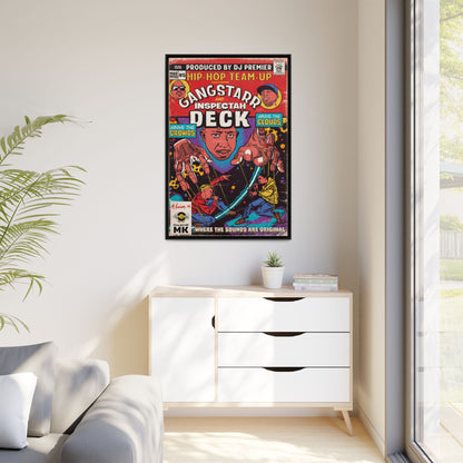 Gang Starr & Inspectah Deck - Above The Clouds - Gallery Canvas Wraps, Vertical Frame