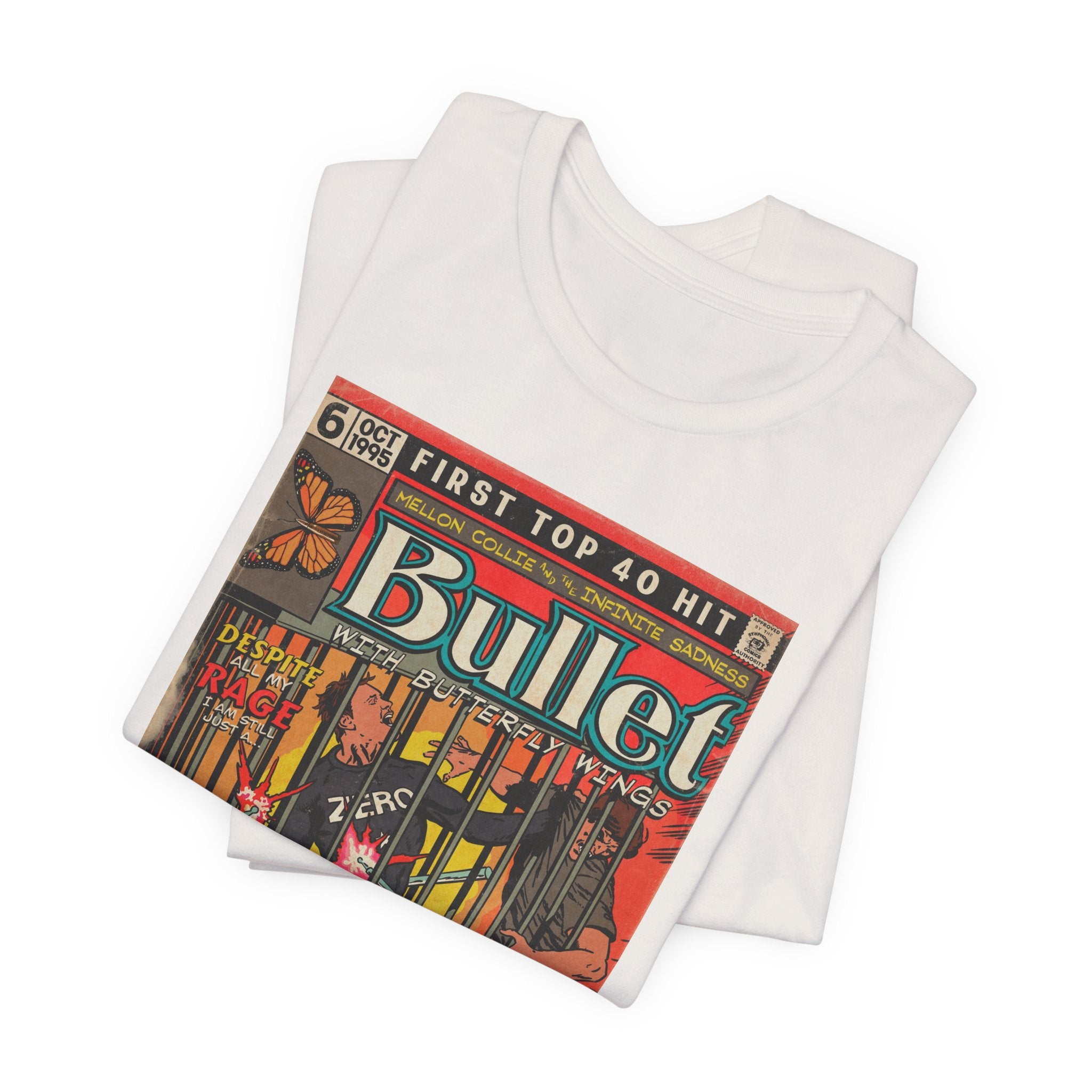 Bullet With Butterfly Wings - Unisex Jersey Short Sleeve Tee