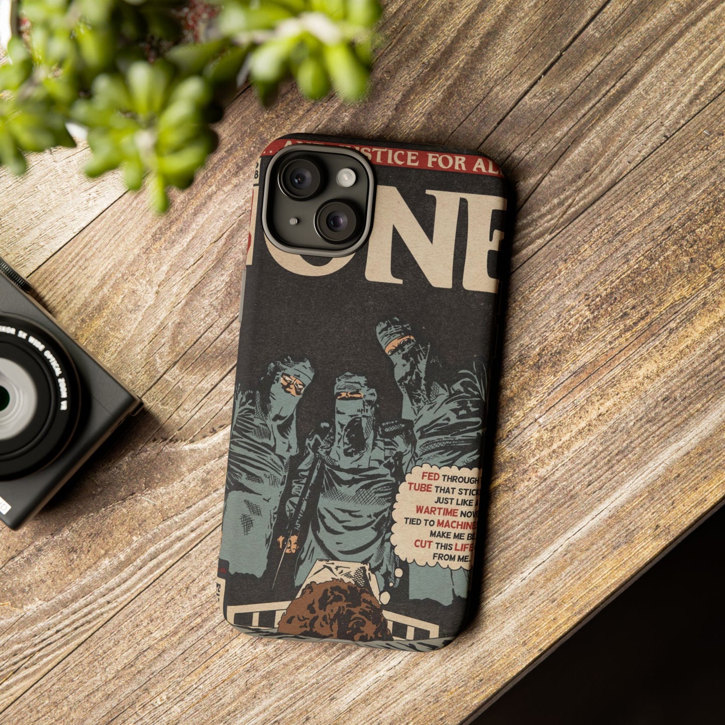 Metallica- One - Johnny Got His Gun Comic Book Art - Tough Phone Cases