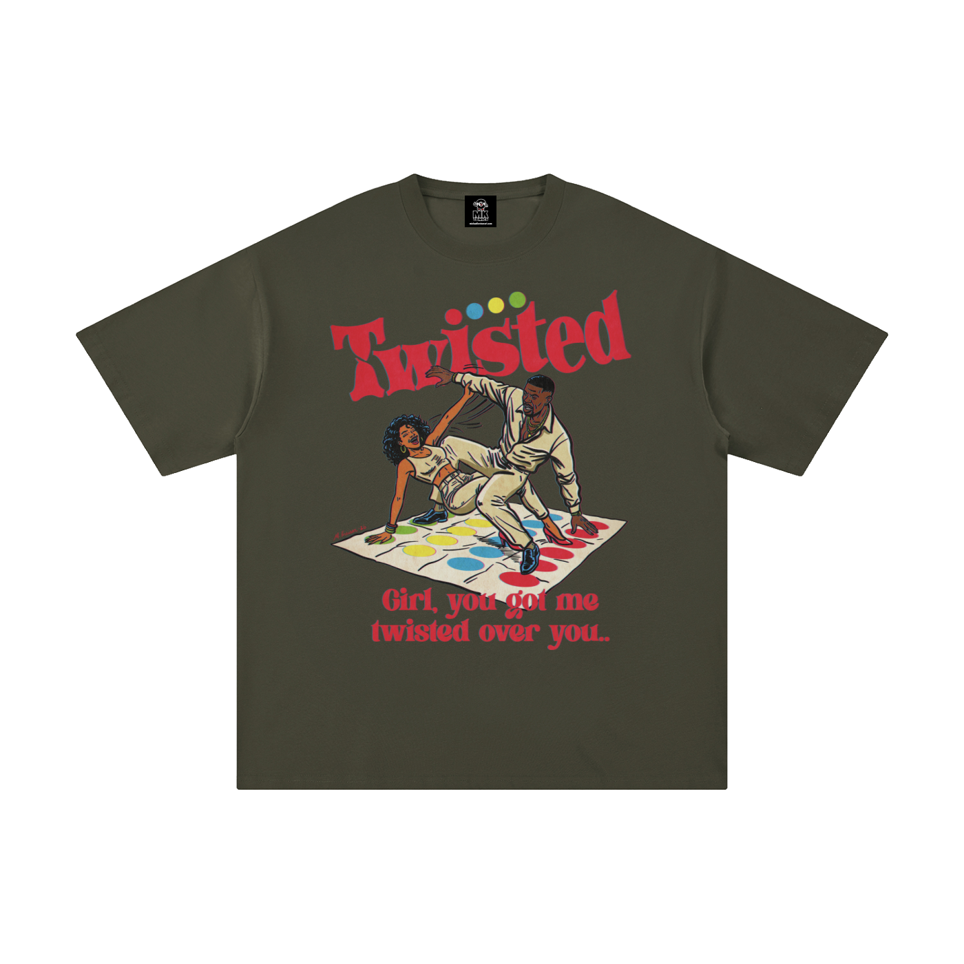 Twisted - Unisex Pure Cotton T-Shirt