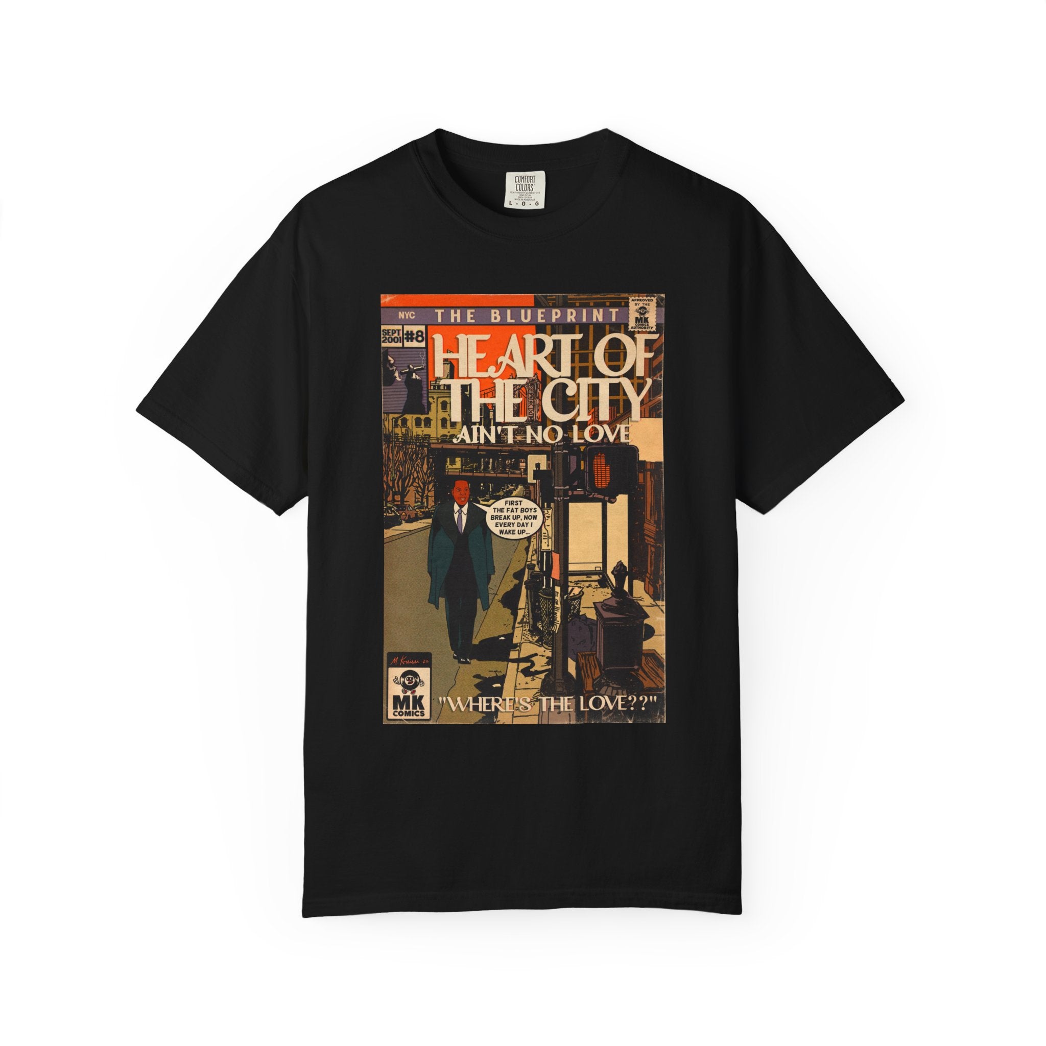 Heart of the City - Unisex Garment-Dyed T-shirt