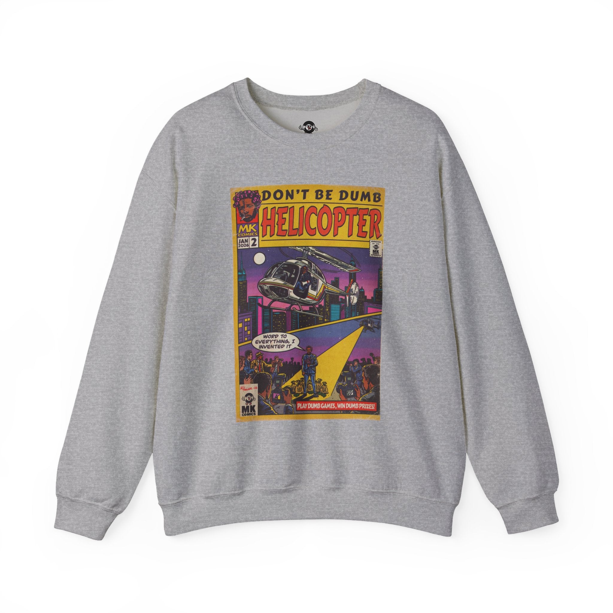 Helicopter - Unisex Heavy Blend™ Crewneck Sweatshirt
