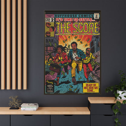 The Score - Matte Canvas, Framed (Multi-color)
