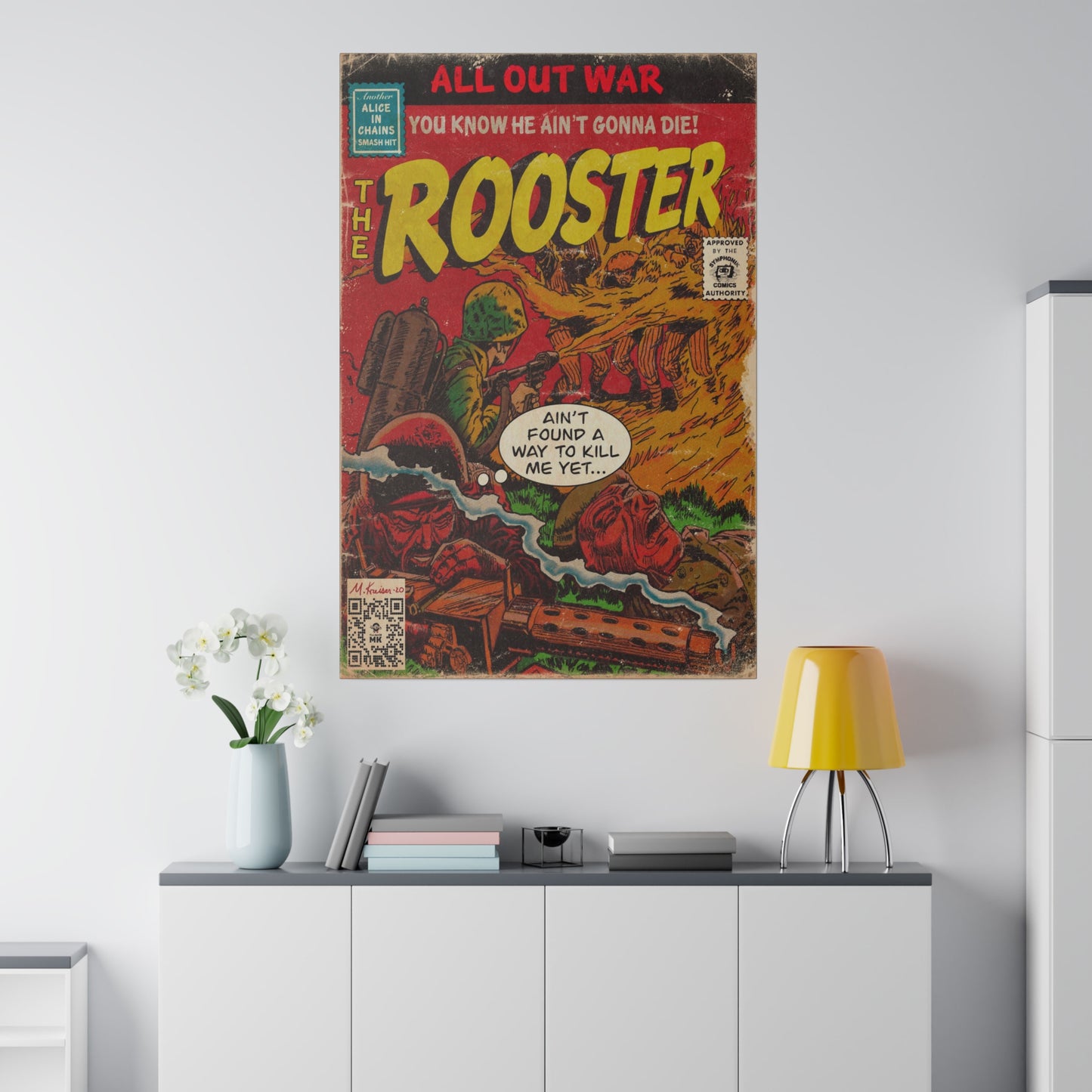 Alice In Chains - Rooster - Matte Canvas, Stretched, 0.75"