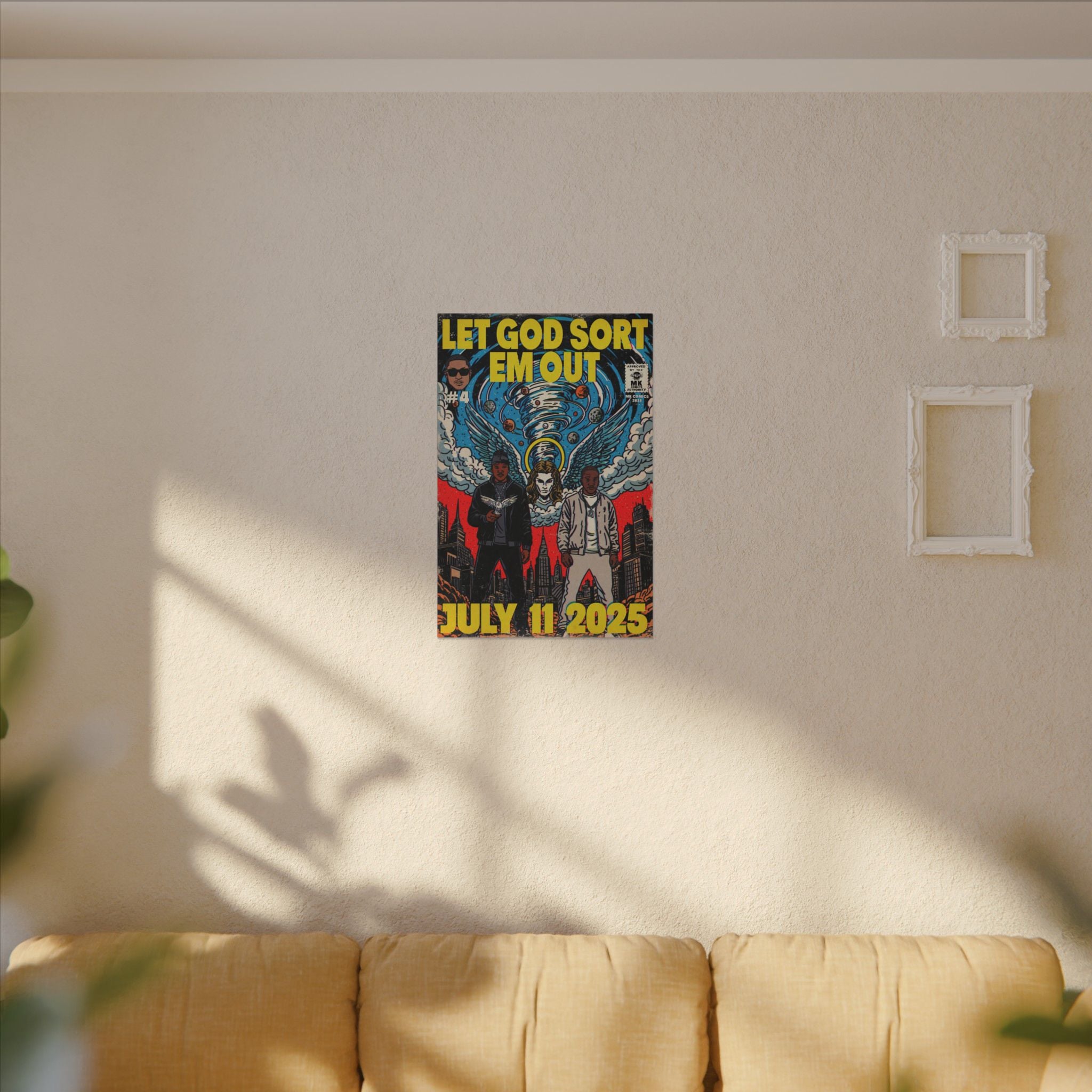 Let God Sort Em Out - Matte Canvas, Stretched, 0.75" (Multi-Size)
