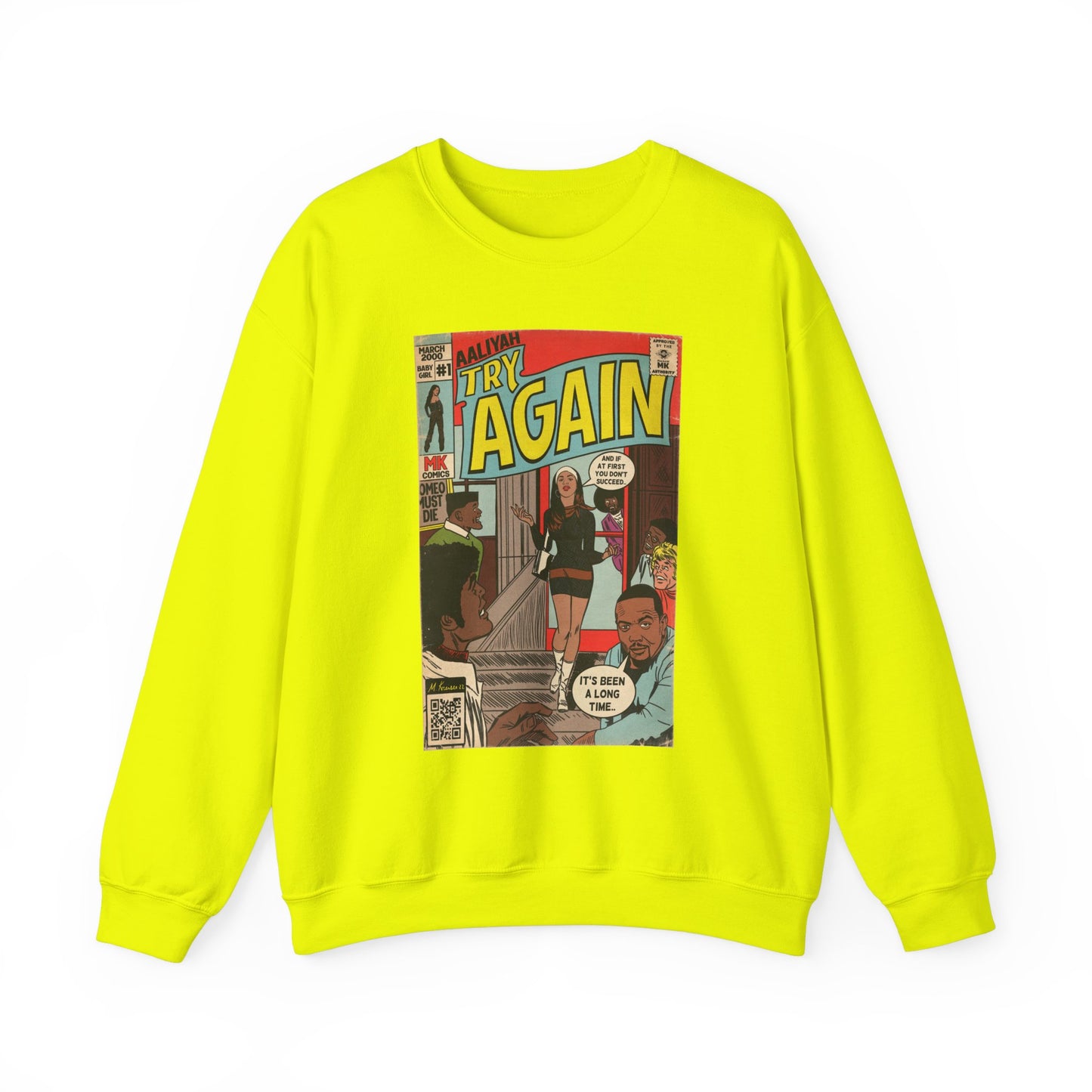Aaliyah - Try Again - Unisex Heavy Blend™ Crewneck Sweatshirt