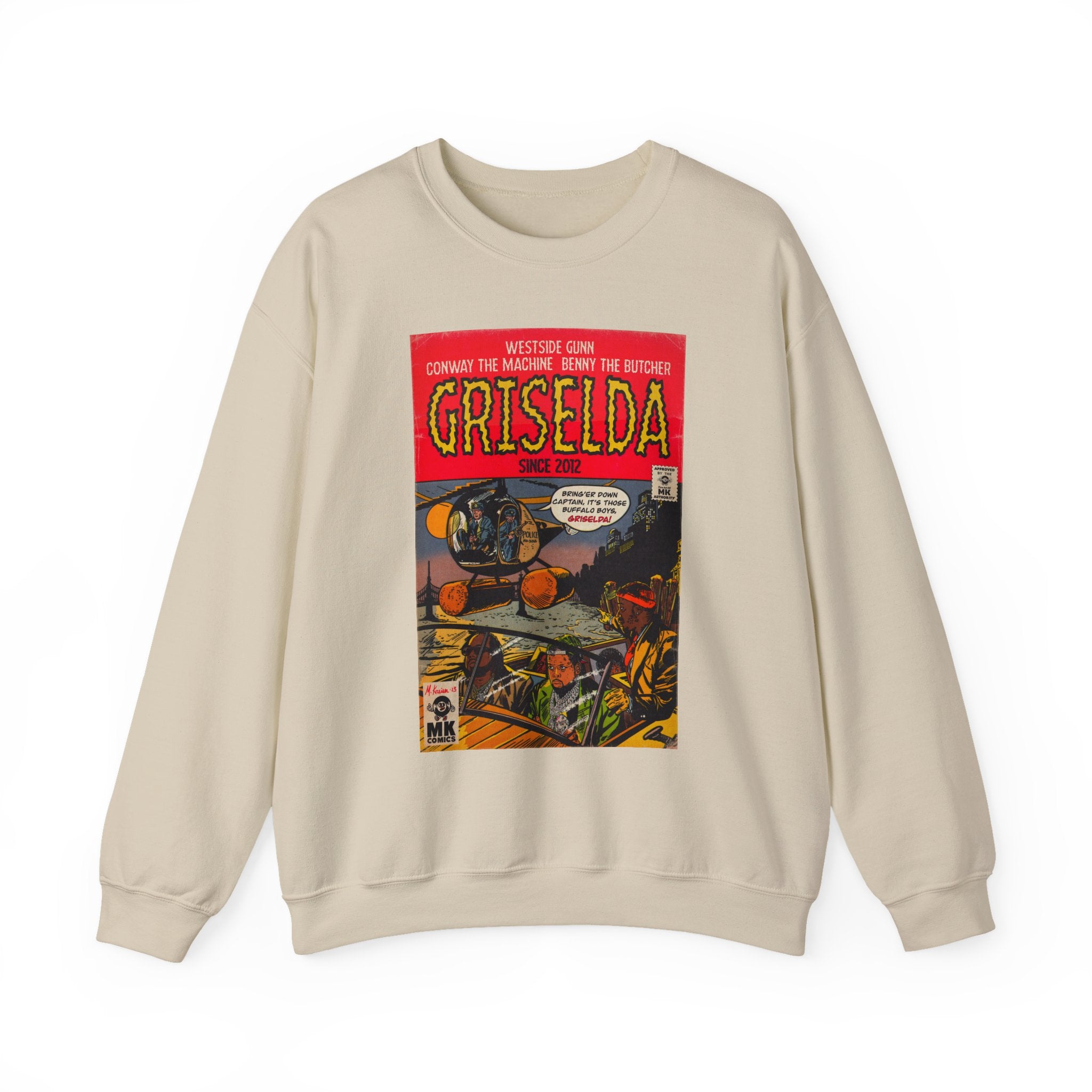 Griselda - Comic Book Art - Unisex Heavy Blend™ Crewneck Sweatshirt