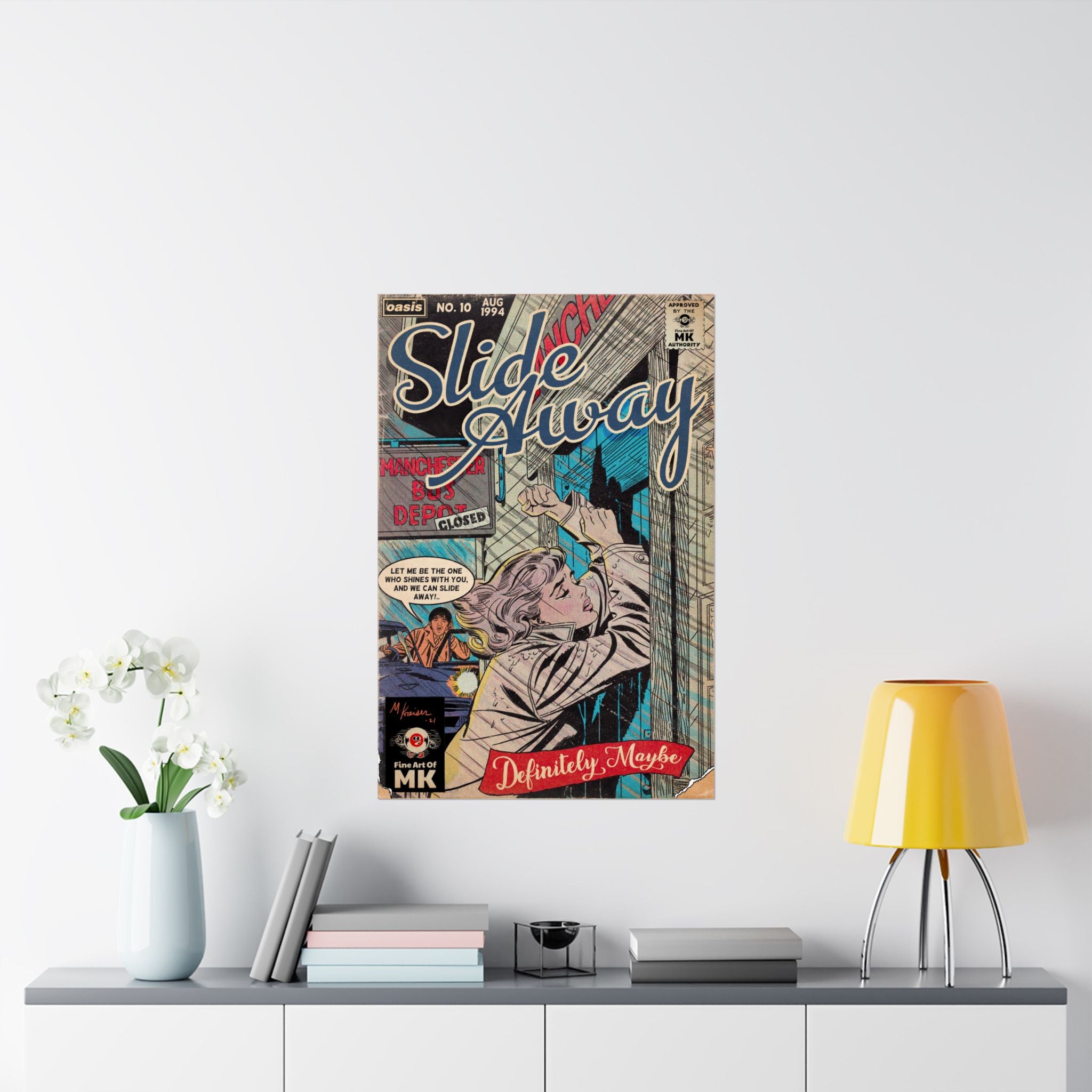 Slide Away - Matte Vertical Posters