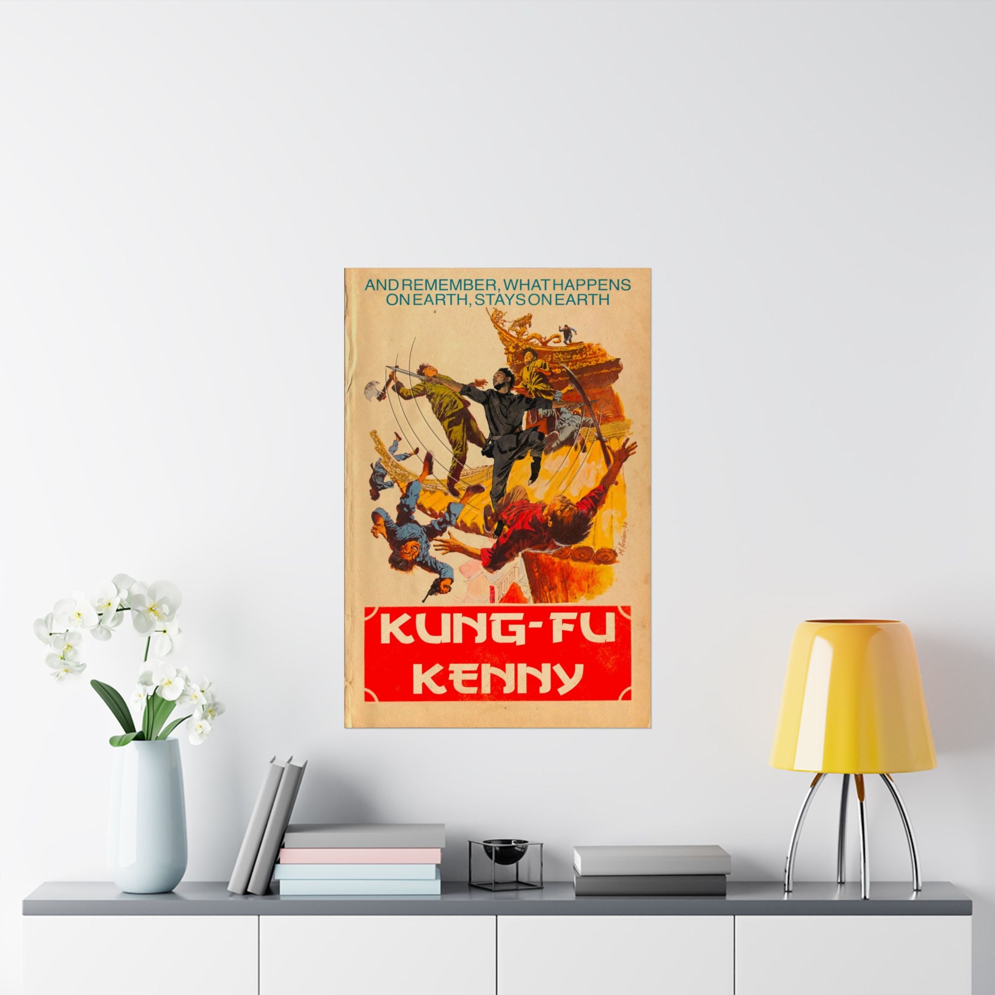 Kung Fu Kenny - Vertical Matte Posters
