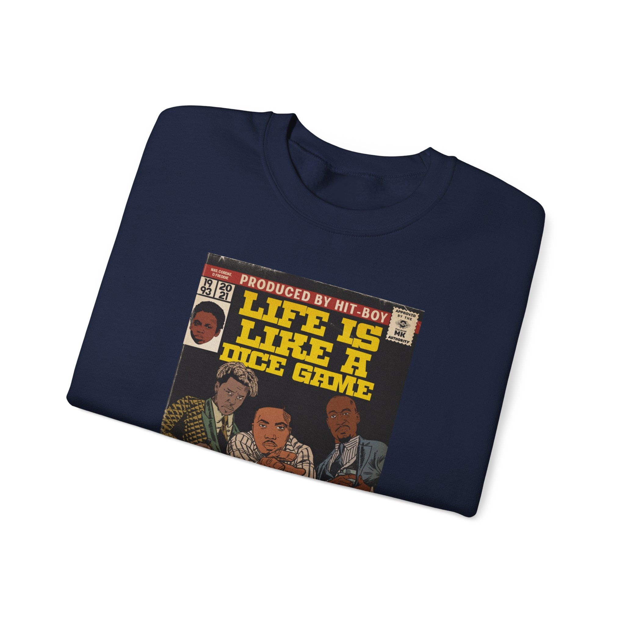 Life Is Like A Dice Game - Unisex Heavy Blend™ Crewneck Sweatshirt