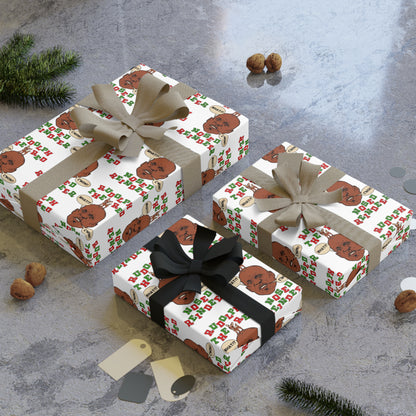DMX - Rudolph - Christmas- Gift Wrapping Paper Rolls, 1pc
